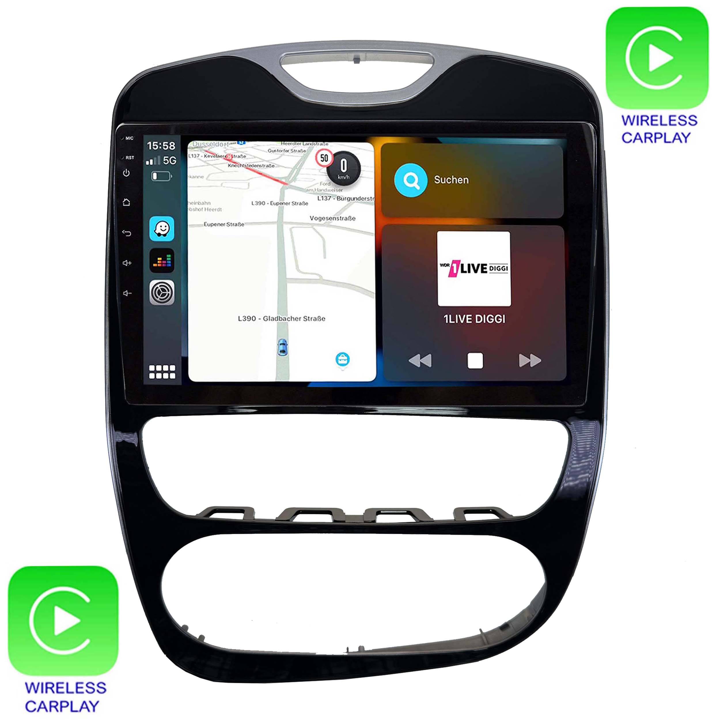 Für Renault Clio 4 Zoe 16-19 10" Touch Android Autoradio GPS CarPlay AndroidAuto