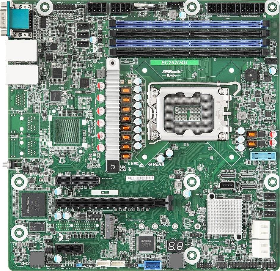 Asrock EC262D4U, Intel, LGA 1700, Intel® Xeon®, LGA 1700, DDR5-SDRAM, DIMM