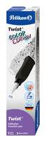 Pelikan Twist® Color Blocking Patronenfüller black white M (mittel), 1 St.