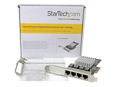 STARTECH 4 Port Gigabit Ethernet PCI Netzwerk & Smart Home Netzwerk-Zubehör Netzwerkkarten &