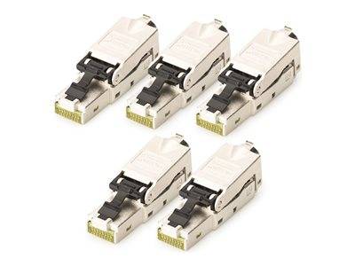 DIGITUS Feldstecker CAT 6A STP mit Staubschutzkappe 5 Stk. Multimedia-Technik Netzwerkzubehör