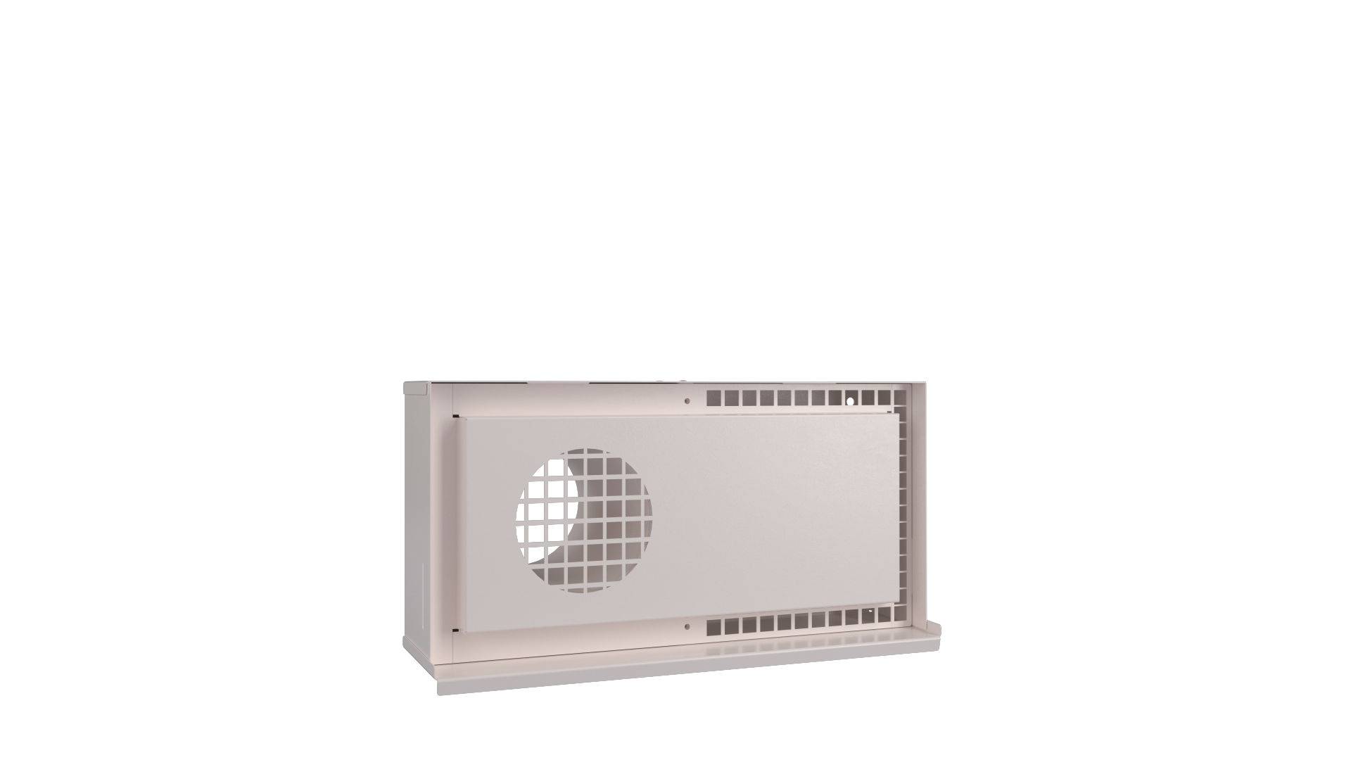 Kermi x-well Wetterschutzgitt. doppelt NW125, waagrecht, f. Wandeinbau, RAL9016 - Y2401125007K