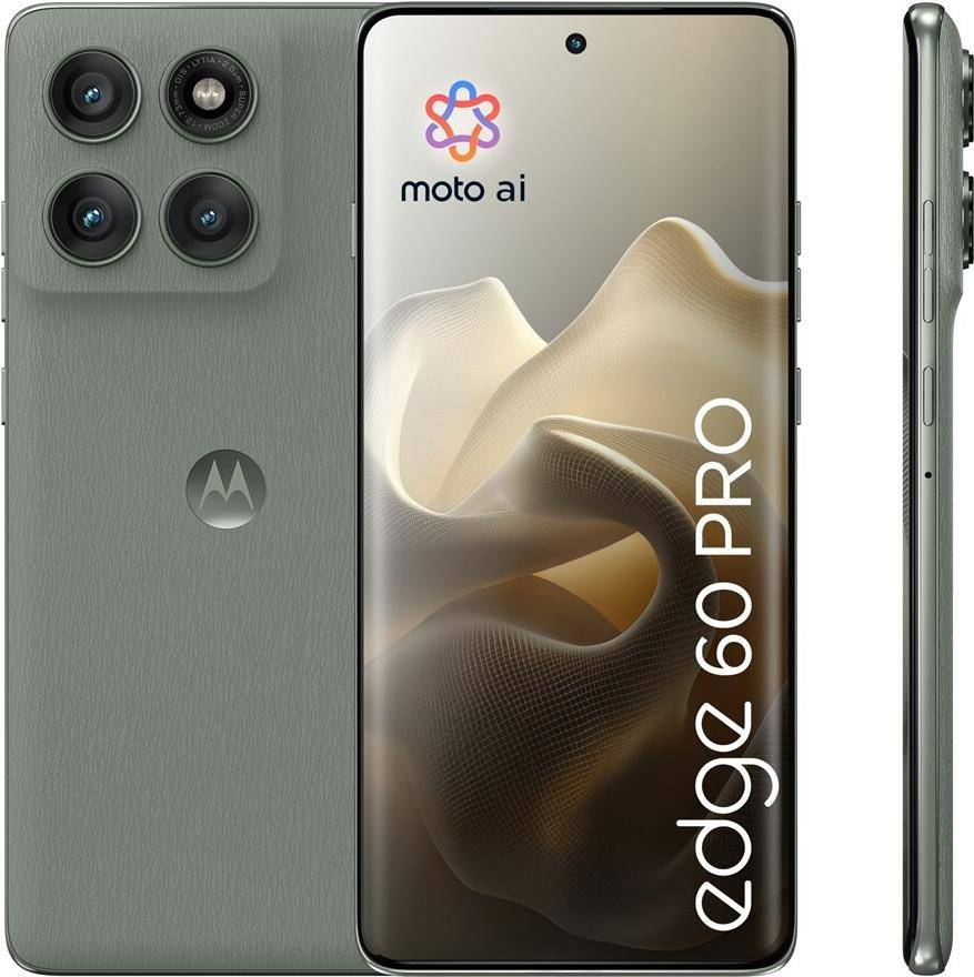 Motorola edge 60 pro 16,9 cm (6.67'') Dual-SIM Android 15 5G USB Typ-C 12 GB 512 GB 6000 mAh Grau (PB7X0009PL)