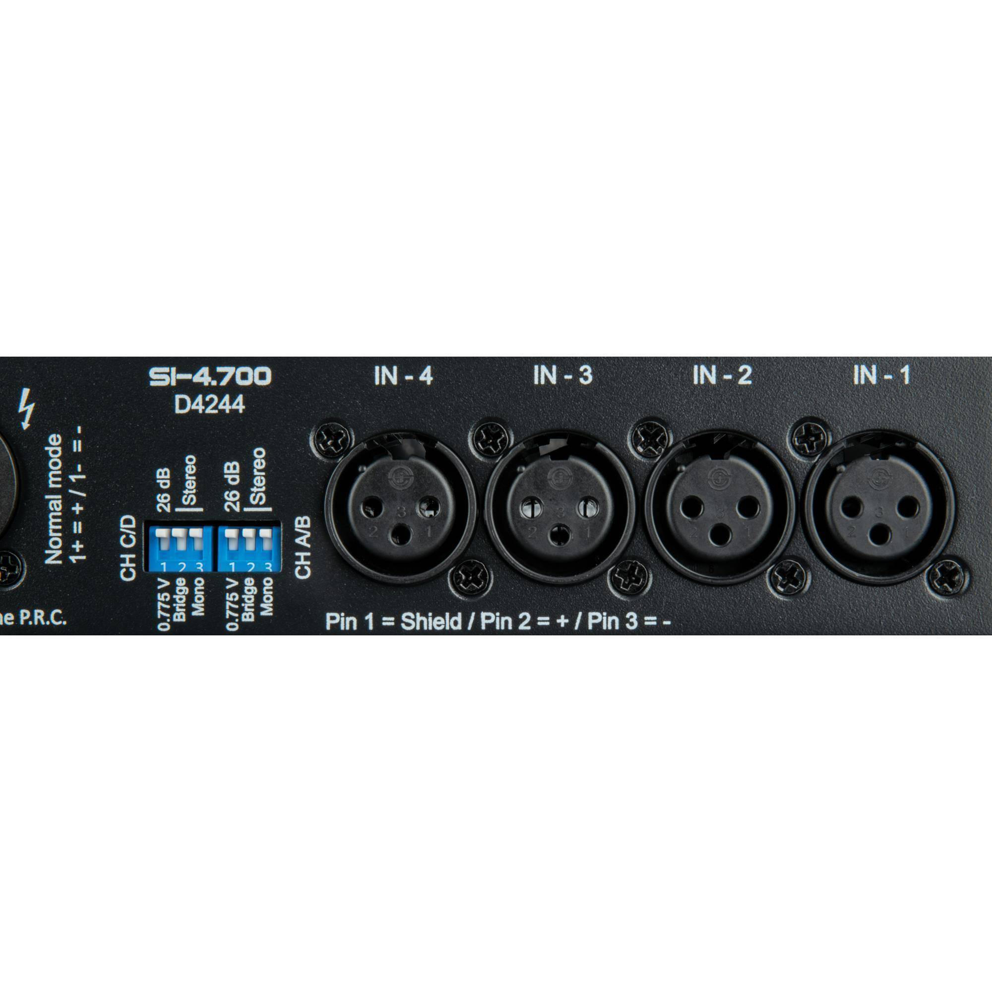 DAP SI-4.700 4 x 700 W Verstärker zur Festinstallation