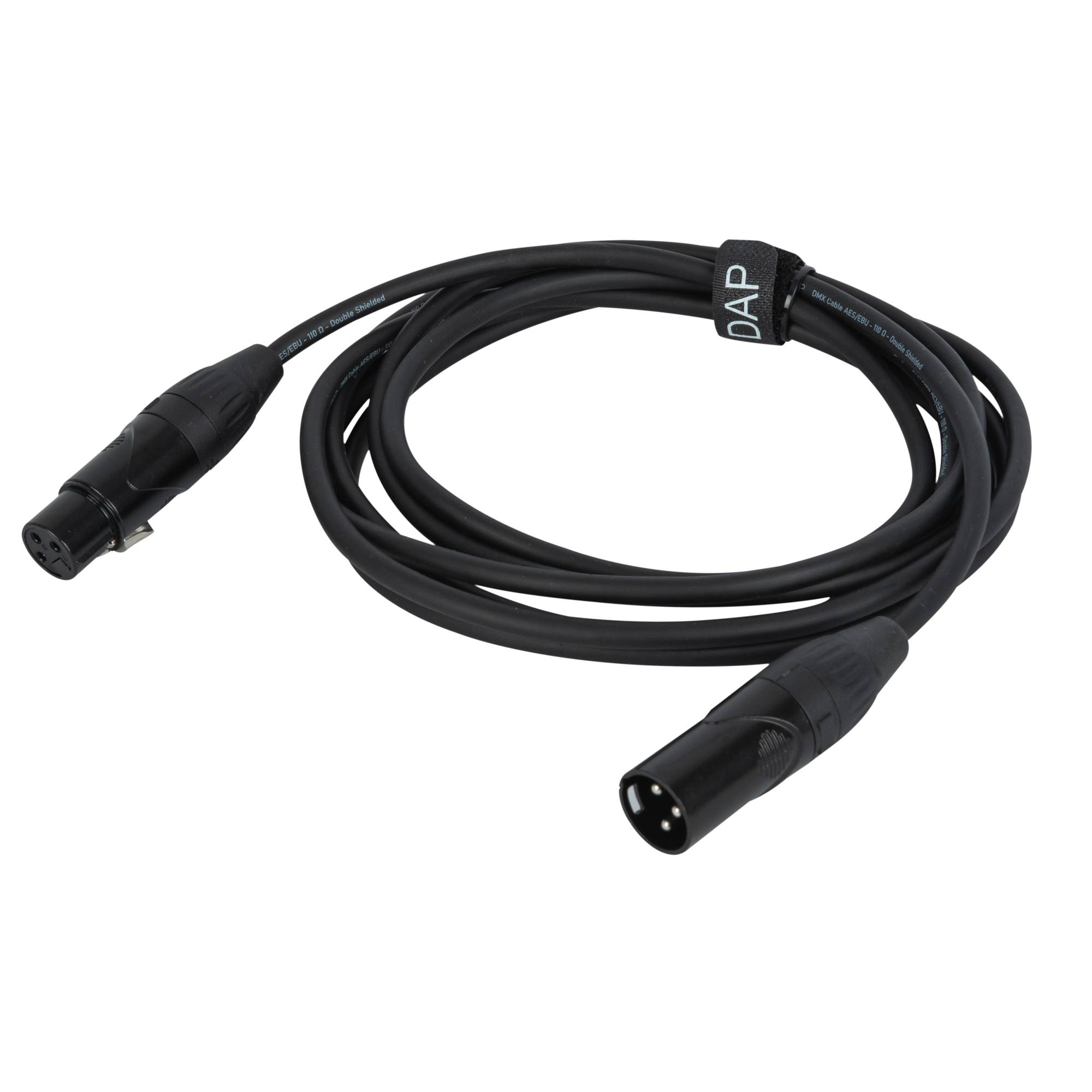 DAP FLX09 - DMX/AES-EBU XLR/M 3P to XLR/F 3P 3 m