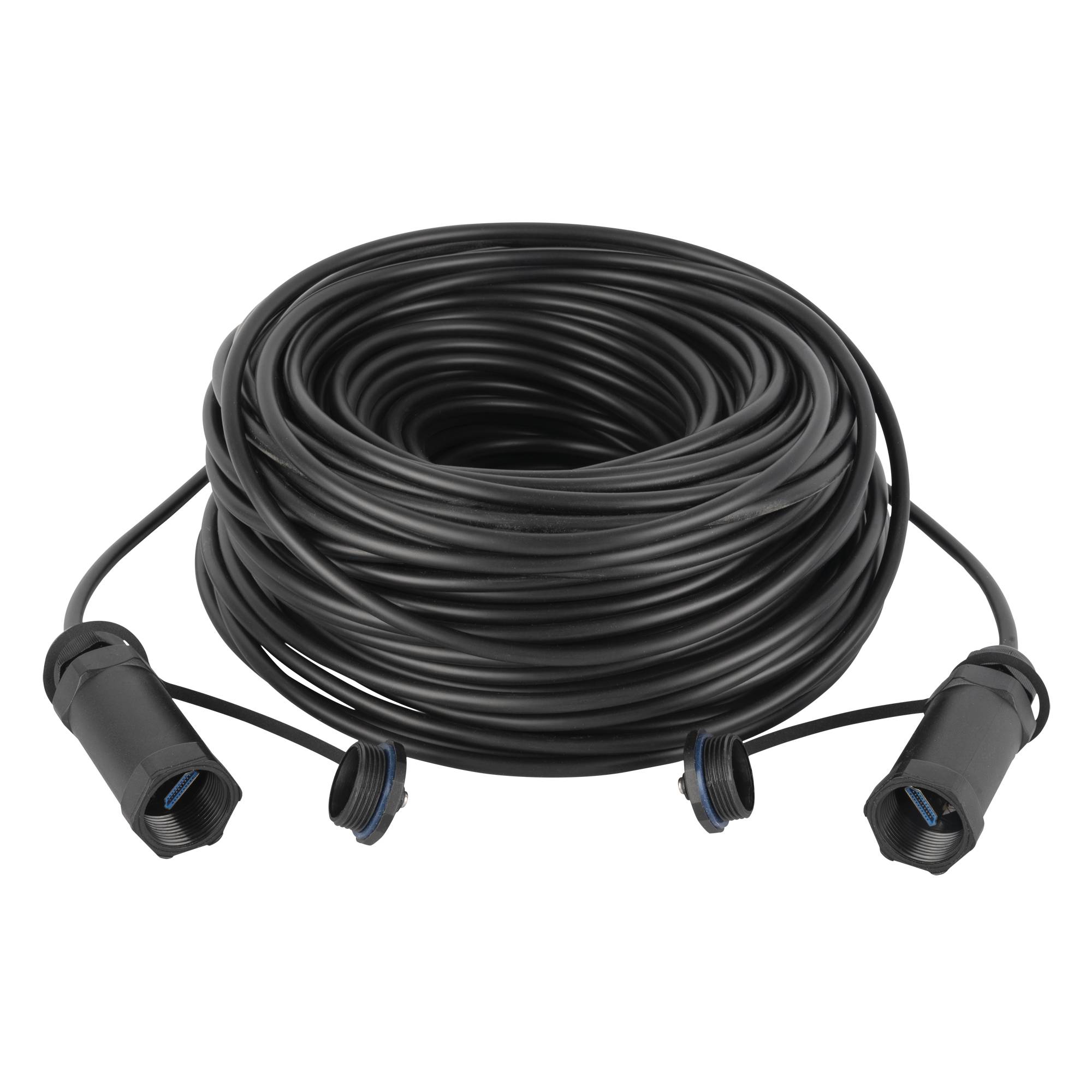 DAP Armoured HDMI 2.1 AOC 8K Fibre Cable 15 m - gepanzert - vergoldet