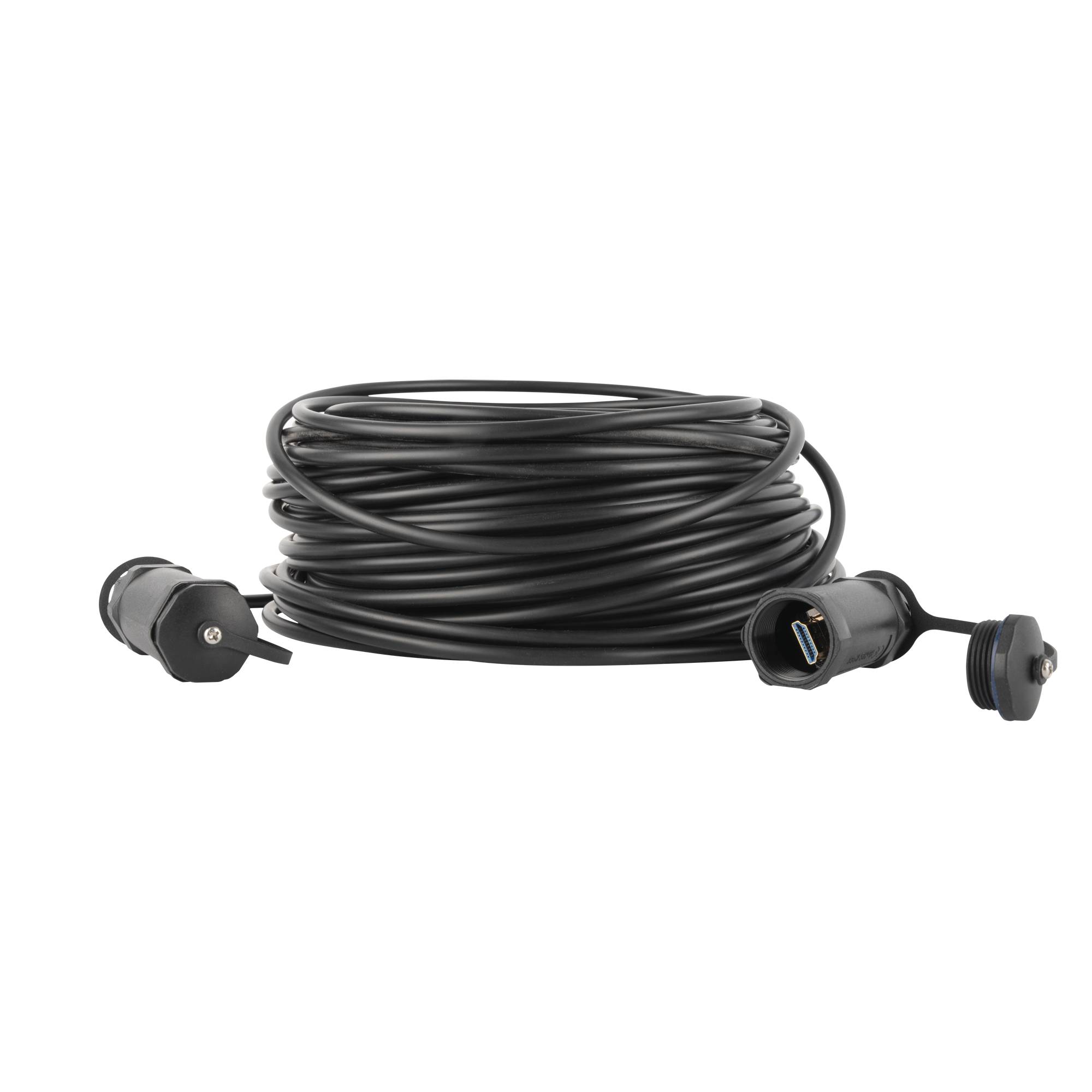 DAP Armoured HDMI 2.1 AOC 8K Fibre Cable 15 m - gepanzert - vergoldet