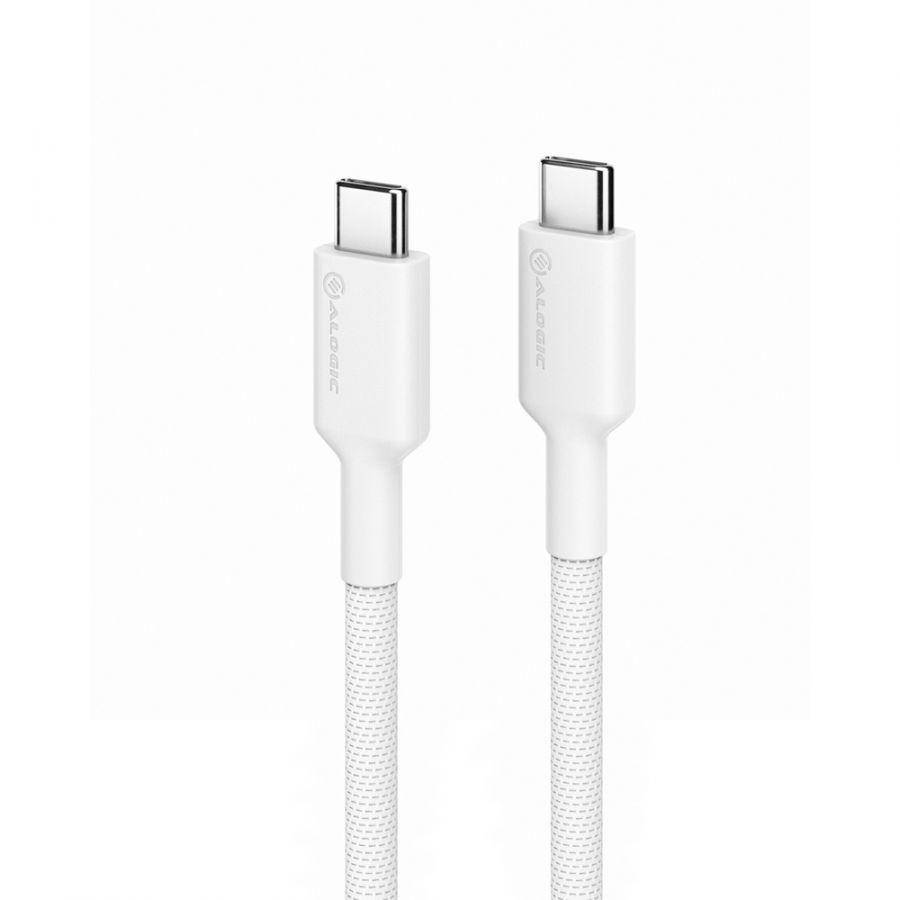 Alogic USB 2.0 Anschlusskabel Typ C -C 5A M/M 2m, wei Multimedia-Technik USB-Kabel