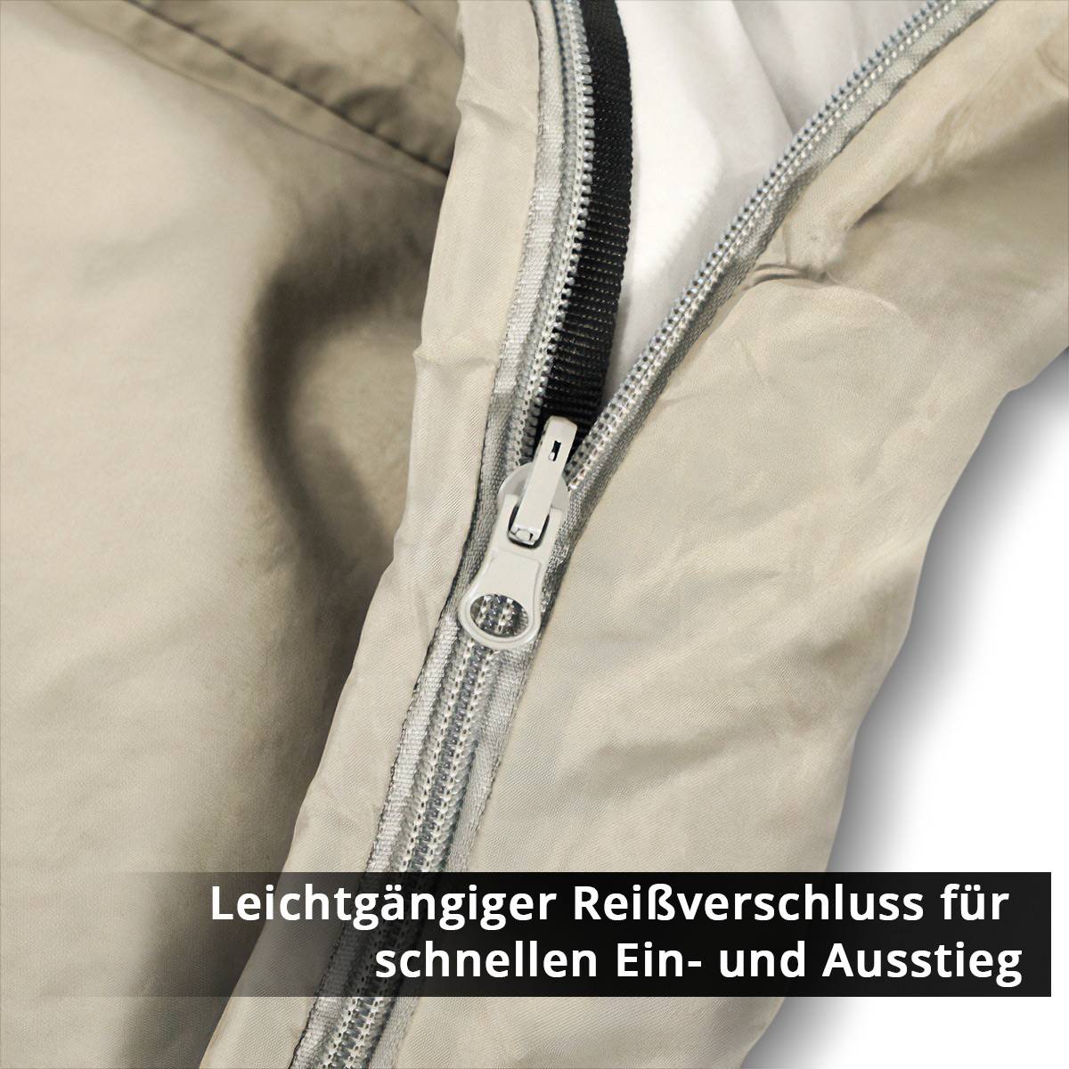 STAHLWERK Schlafsack SB-600 ST - Outdoorschlafsack bis 5°C, Füllung 330g/m2