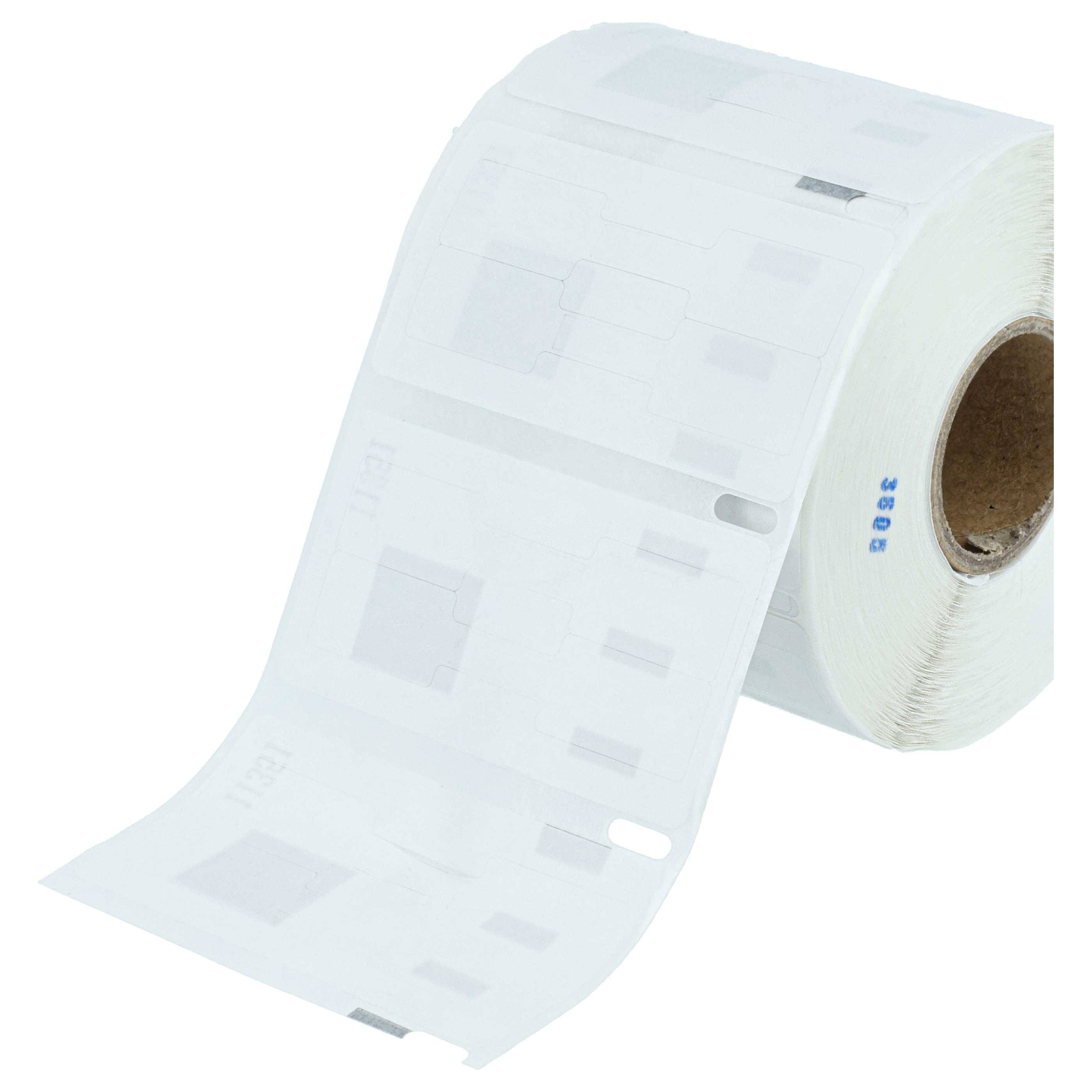 vhbw 10x Etiketten-Rolle 54mm x 11mm (1500 Etiketten) kompatibel mit Dymo LabelWriter 450, 400 Twin Turbo, 400 Duo Etiketten-Drucker