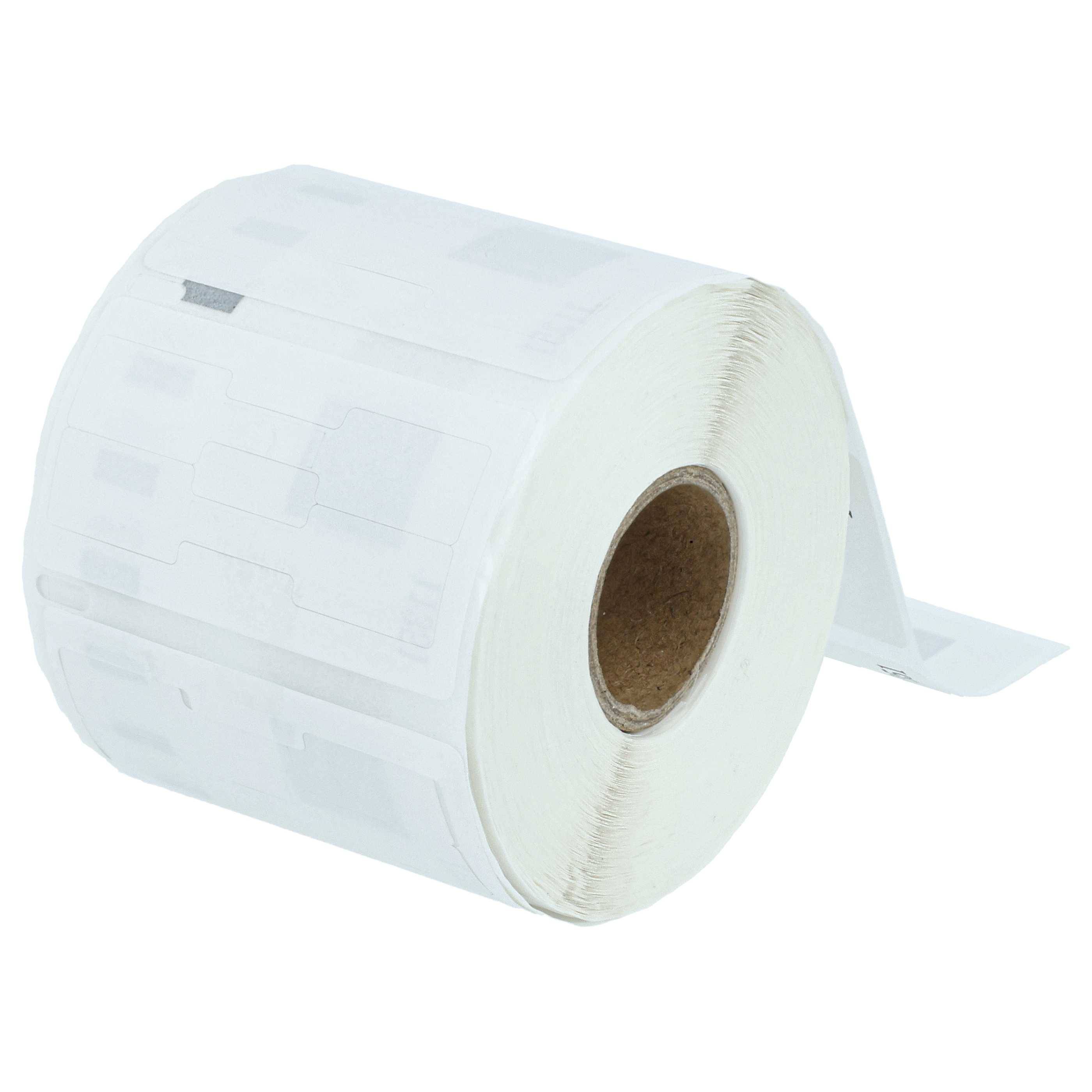 vhbw 10x Etiketten-Rolle 54mm x 11mm (1500 Etiketten) kompatibel mit Dymo LabelWriter 4XL, EL40, SE450, SE300, EL60 Etiketten-Drucker