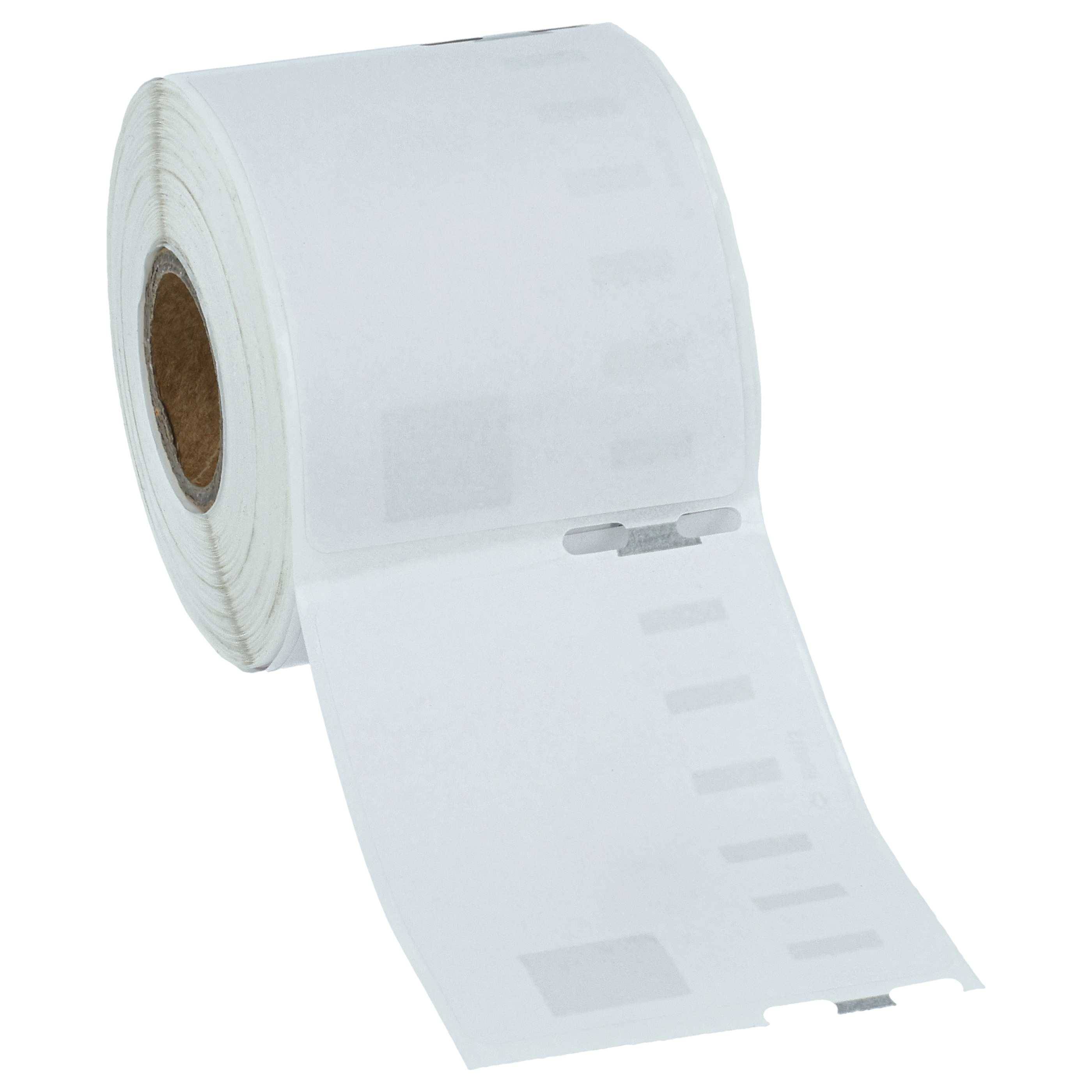 vhbw 10x Etiketten-Rolle 54mm x 70mm (320 Etiketten) kompatibel mit Dymo LabelWriter 400 Turbo, EL40, 400 Duo, EL60 Turbo Etiketten-Drucker