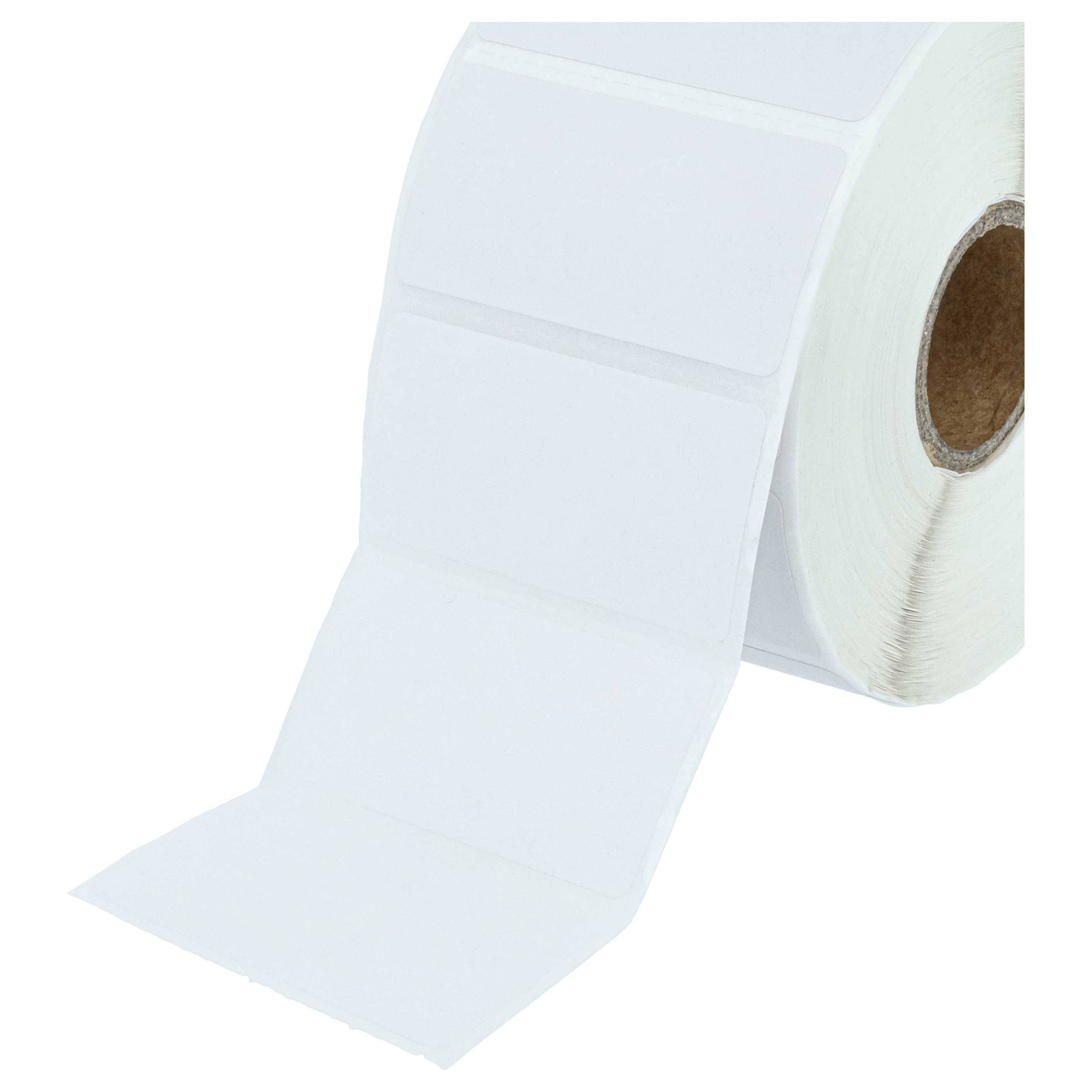 vhbw 10x Thermotransfer-Etiketten-Rolle 25,4mm x 50,8mm (1300 Etiketten) kompatibel mit Citizen CL-S631, CL-S621 Etiketten-Drucker