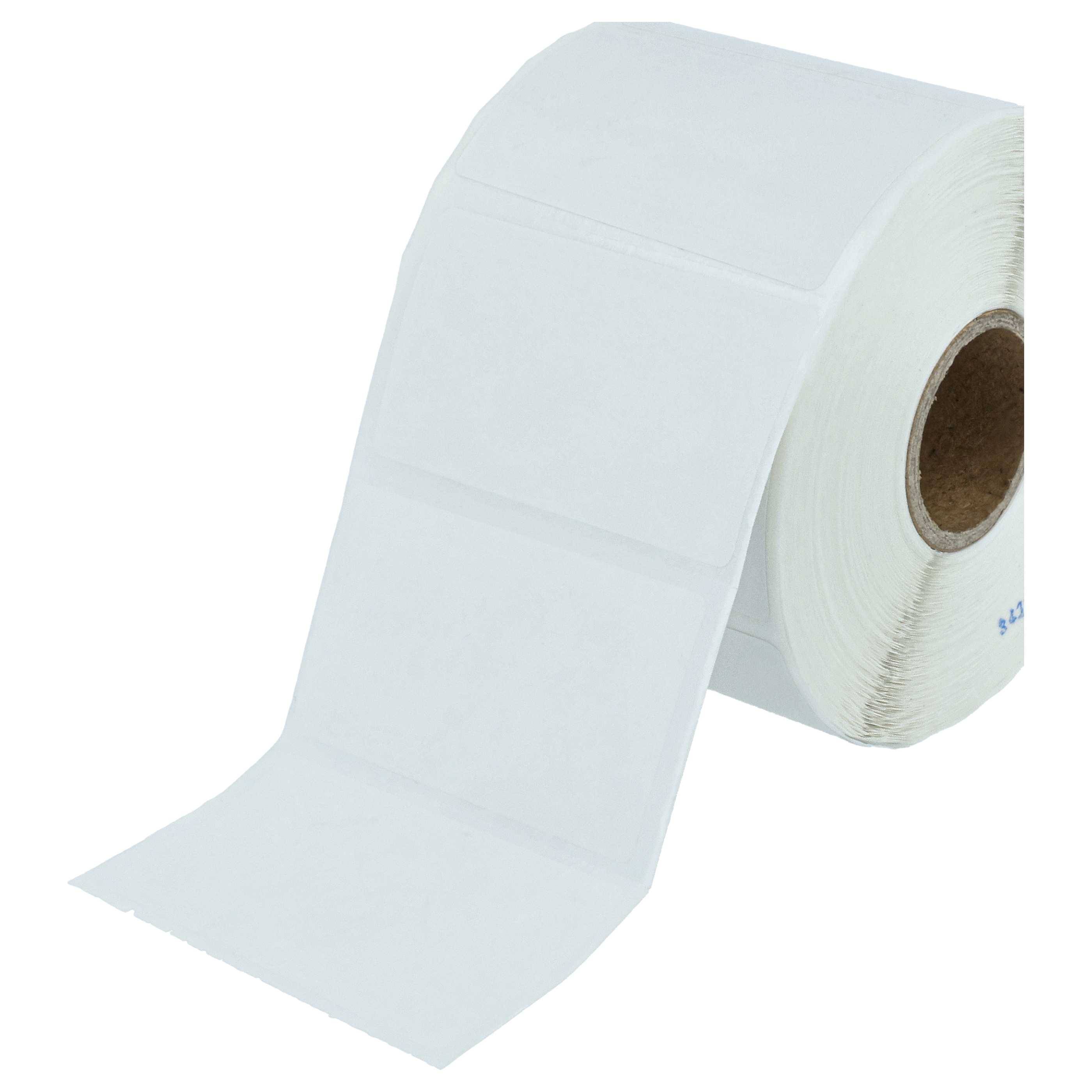 vhbw 10x Thermotransfer-Etiketten-Rolle 31,7mm x 57,15mm (1000 Etiketten) kompatibel mit Zebra ZT230, ZT220, ZT200 Etiketten-Drucker