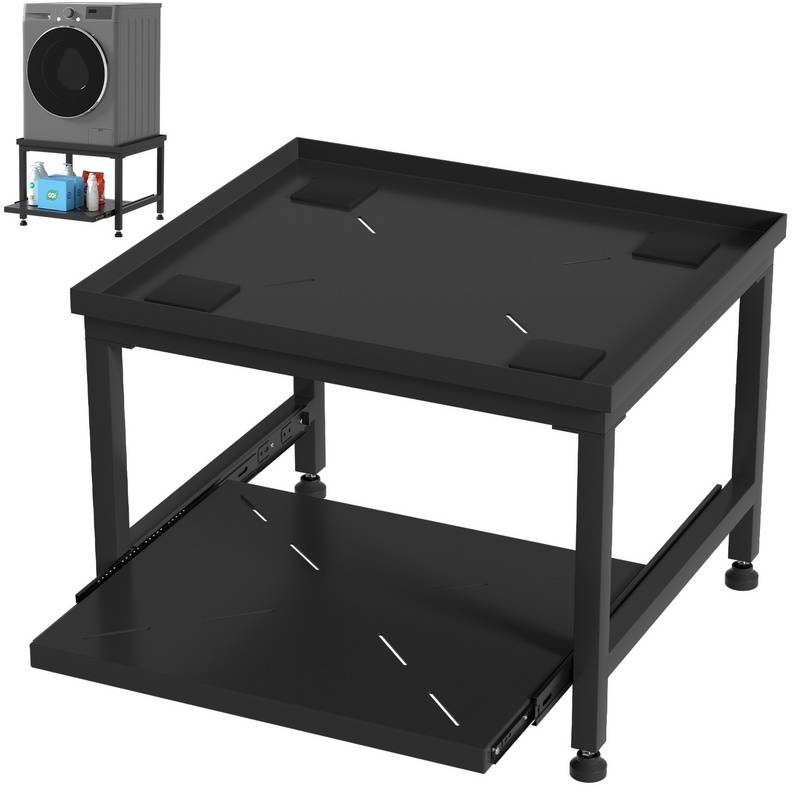 Waschmaschinen Untergestell Schwarz Unterbausockel 63x54x45.5cm