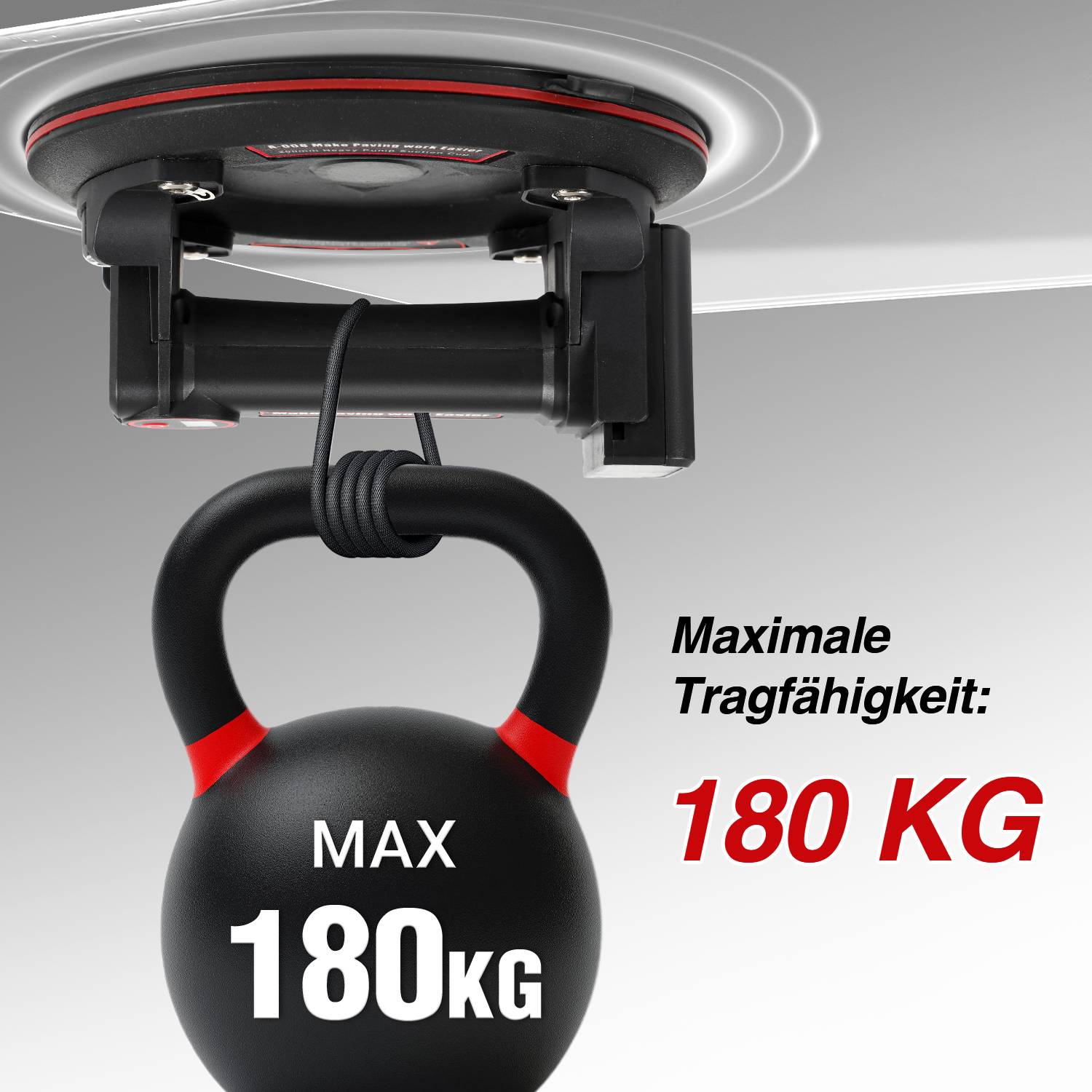 1x Elektrischer Saugnapf Elektrischer Glasheber Fliesenheber Glassauger Transport Mit Datendisplay mit 2 Akku 200mm