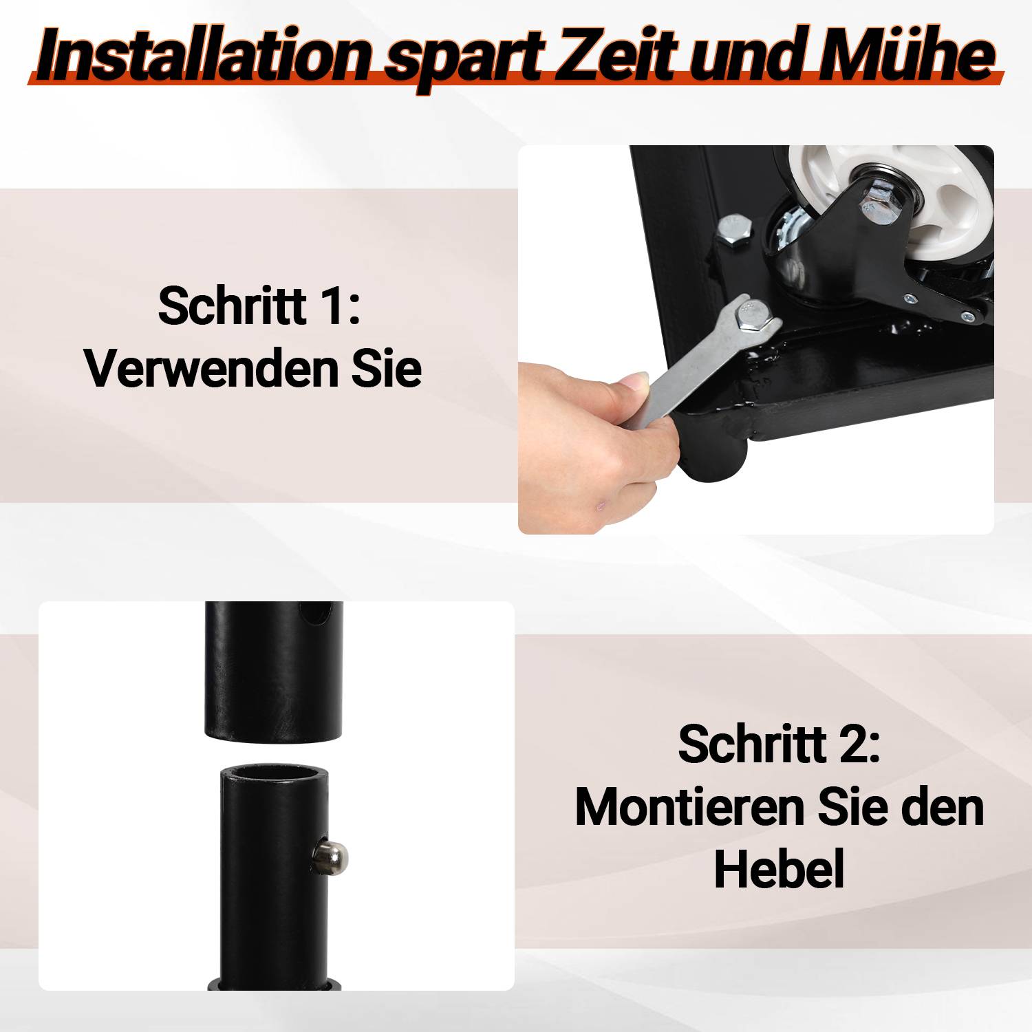 Plattenwagen Trolley Plattenroller Transportwagen Gipskartonplatten Plattenkarre bis 680KG Schwarz