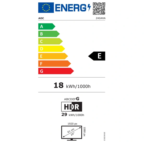 AOC G4 24G4HA 60,5 cm 23.8 Zoll 1920 x 1080 Pixel Full HD LED 1 ms Schwarz/Rot AOC G4 24G4HA 60,5 cm 23.8 Zoll 1920 x 1080 Pixel Full HD LED 1 ms Schwarz/Rot