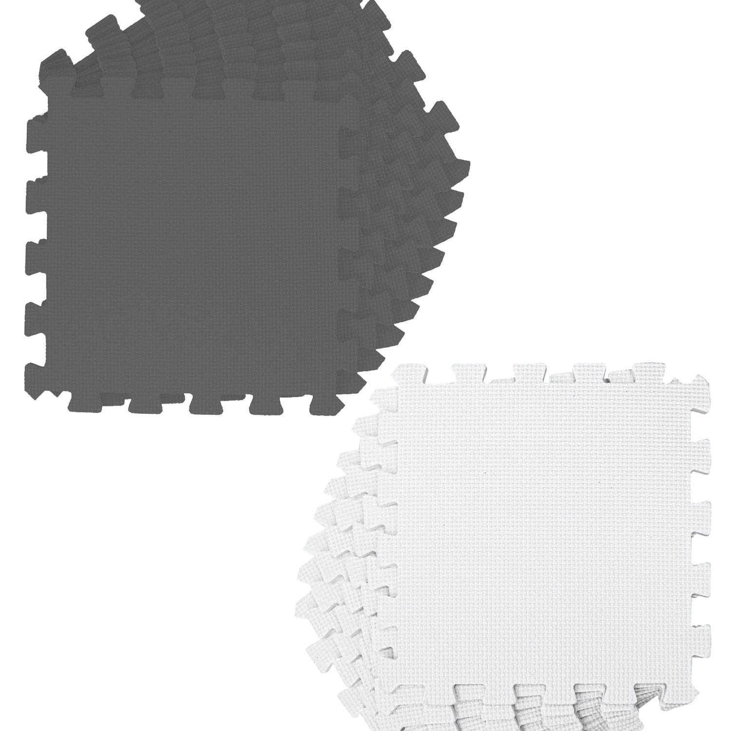 9 Teile Spielmatte Baby Puzzlematte - 30x30 Krabbelmatte Bodenmatte Kinderzimmer