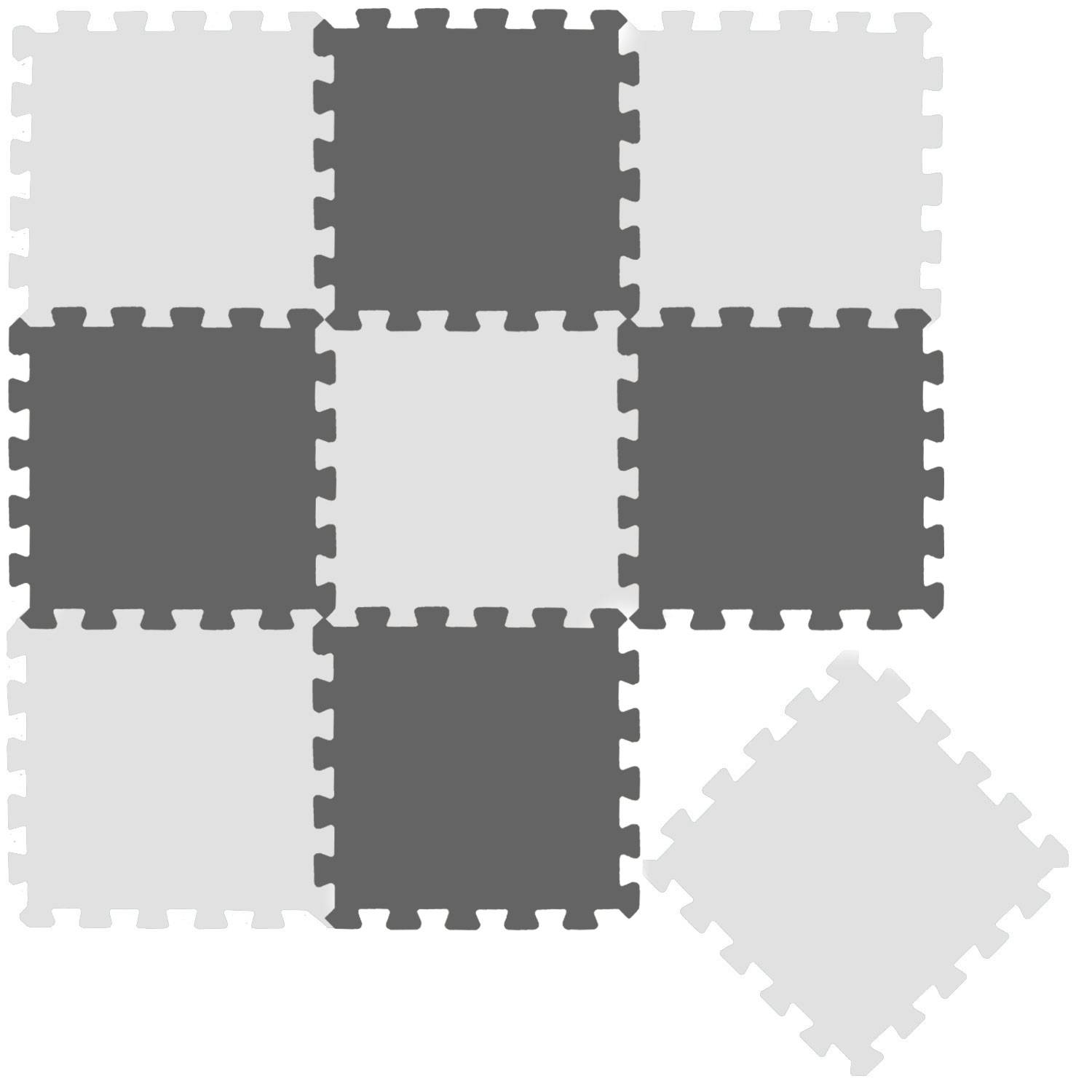 9 Teile Spielmatte Baby Puzzlematte - 30x30 Krabbelmatte Bodenmatte Kinderzimmer