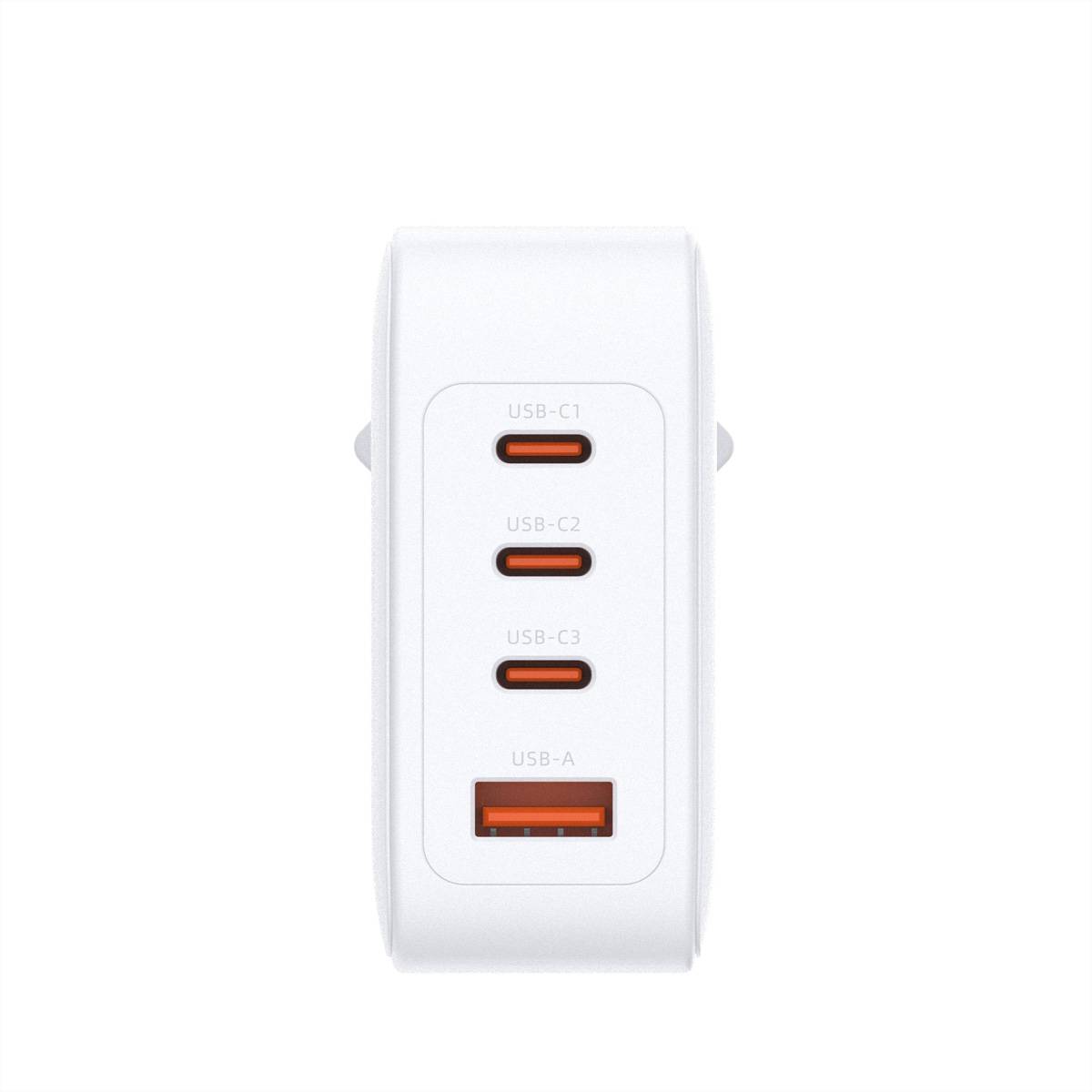 D-Link DCP-101 - Netzteil - GaN - 100 Watt - 5 A - PD 3.0, QC 4.0 - 4 Ausgabeanschlussstellen (3 x USB-C, USB Typ A)