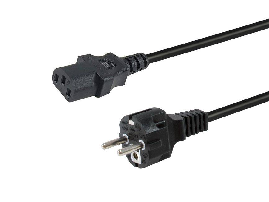 Equip 112110, 1,8 m, CEE7/7, IEC C13, H05VV-F3G, 250 V, 10 A