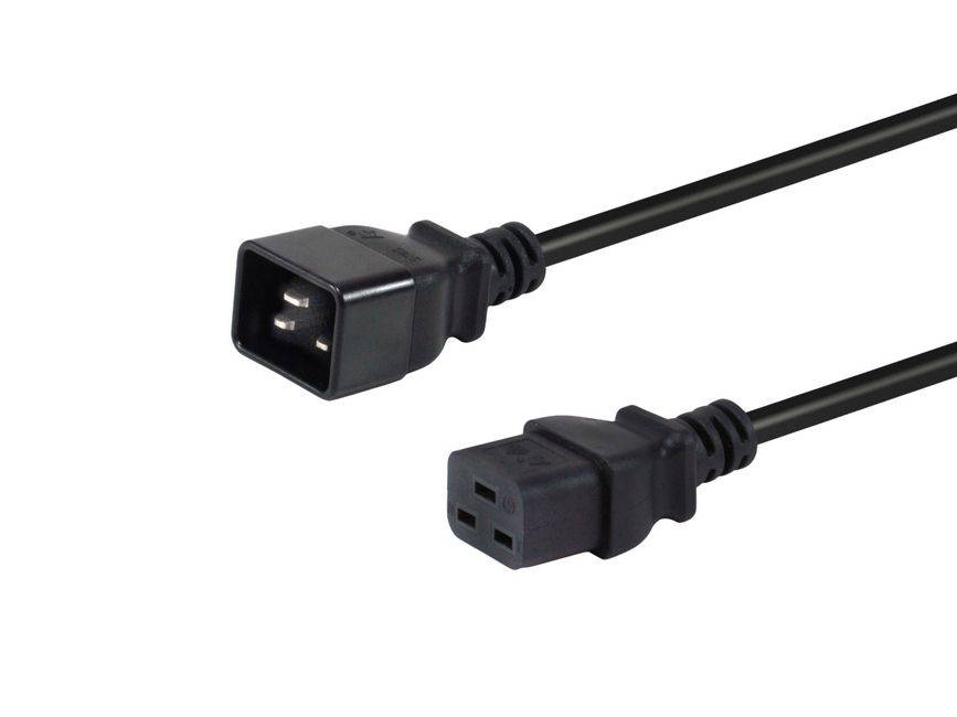 Equip 112130, 1,8 m, IEC C20, IEC C19, H05VV-F3G, 250 V, 16 A