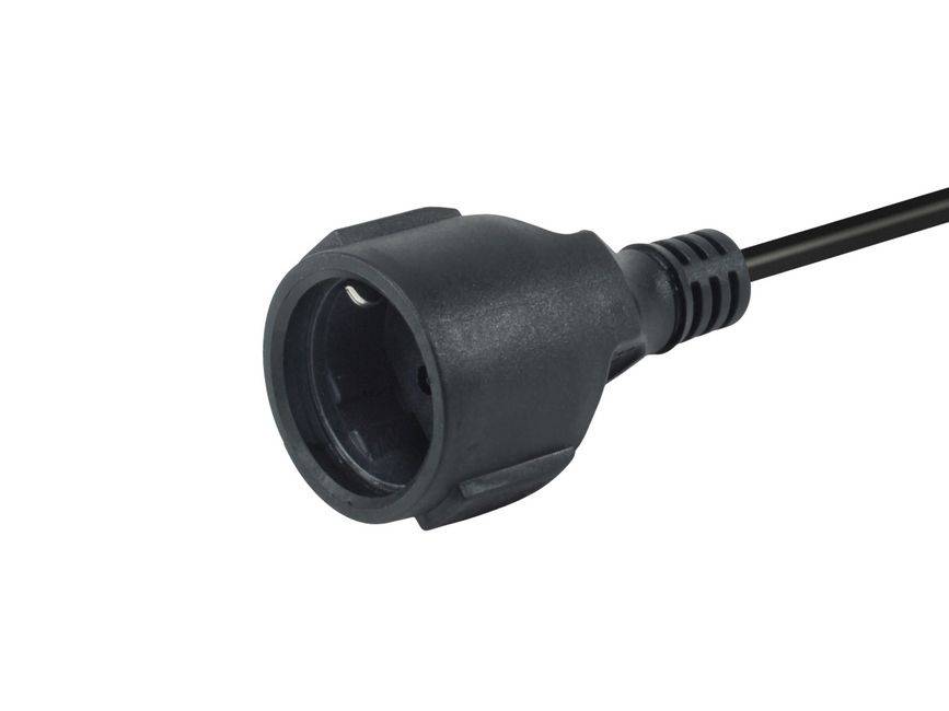 Equip 112181, 3 m, CEE7/7, CEE7/3, H05VV-F3G, 250 V, 16 A