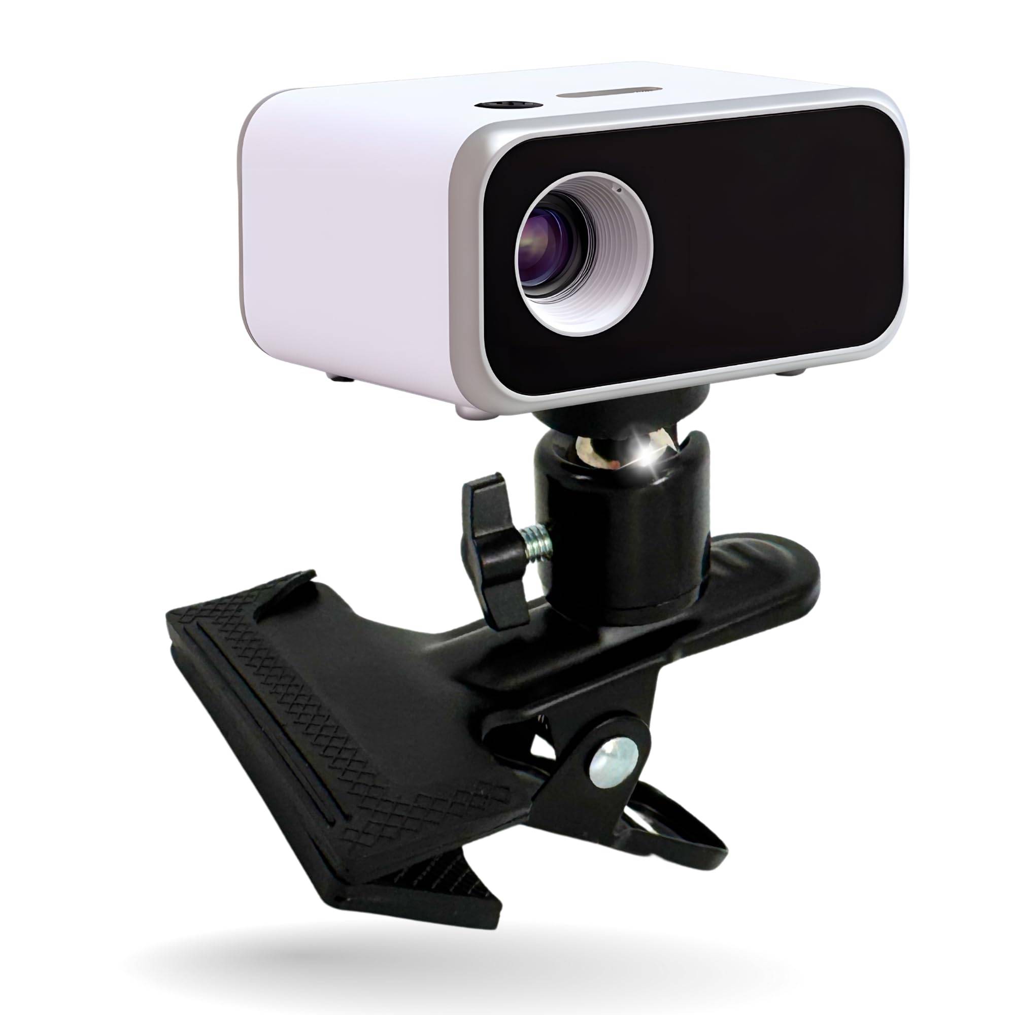 Klemmstativ Halterung für Mini Beamer 1/4" Schraube kompatibel mit Anker Wimius XGIMI Mars Vankyo Lesure Victising Andoid Befestigung Tisch