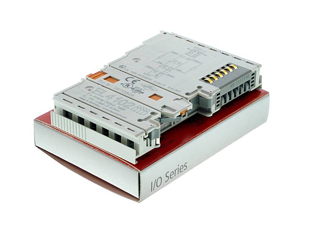 BECKHOFF EL4102 (EtherCAT: 2-Kanal-Analog-Eingangsklemme 0…10 V, 16 Bit)