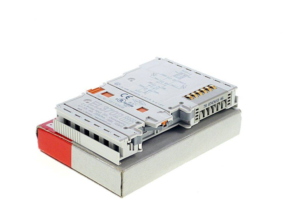 BECKHOFF EL3702 (EtherCAT-Klemme: 2-Kanal-Analog-Eingangsklemme)