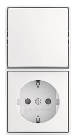 BJ Kombination 2601/6/20 EAPBJ-524 Wippschalter Aus-u.Wechselschaltung/ Install.Baumaterial Schalter