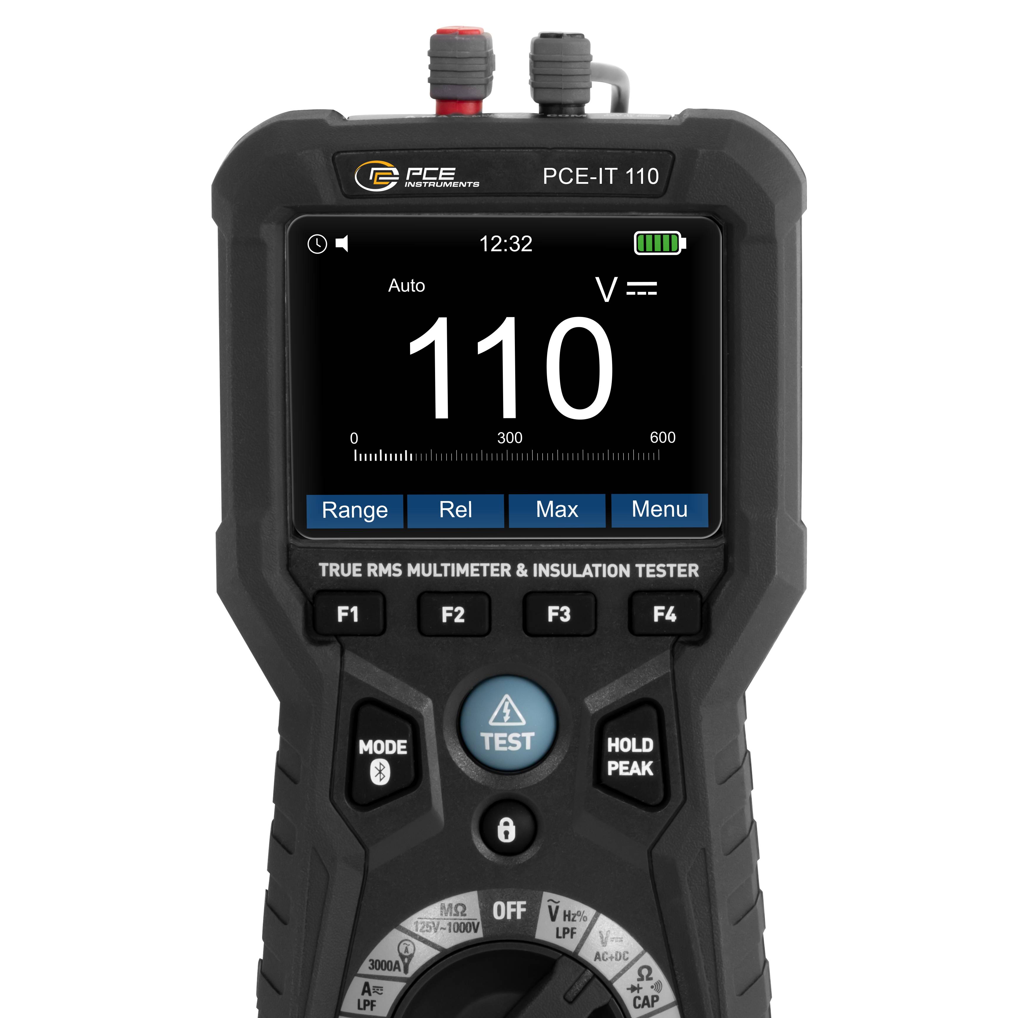 PCE Instruments Isolationstester PCE-IT 110 |Isolationswiderstand 0,125 ... 6000 MΩ |Auflösung 1 MΩ |Diodenmessung