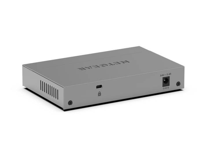Netgear Easy Smart GS105EPP - Switch - high-power - L3 - Smart - 1 x 10/100/1000 + 4 x 10/100/1000 (PoE+)