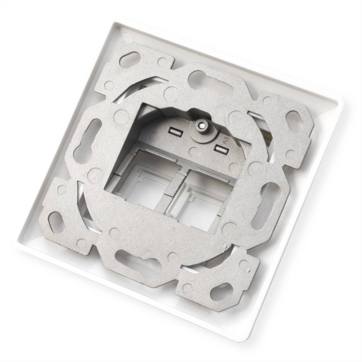 ROLINE Unterputzdose Modulaufnahme, 2fach, für Keystones