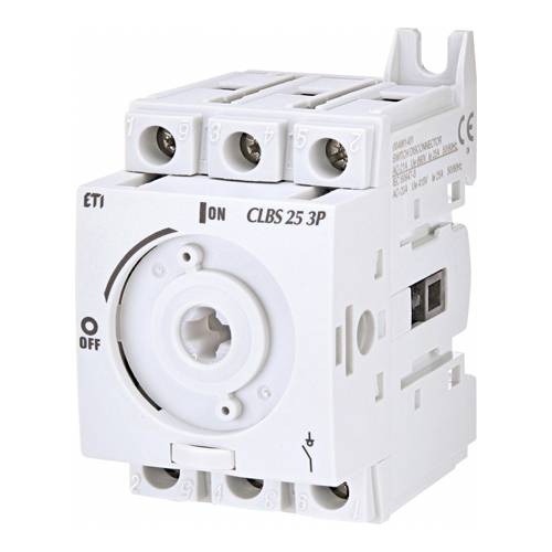 ETI 004661401 - Lasttrennschalter CLBS 25 3P (DIN-Schiene montiert | 25 A thermischer Strom | 3-polig)