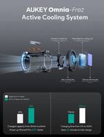 AUKEY LC-MC311A MagFusion 3-in-1 Pro Qi2 Active Cooling Wireless Charging