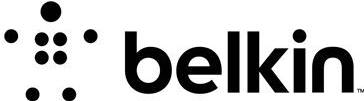 Belkin-Logo in Schwarz mit dem Wort „belkin