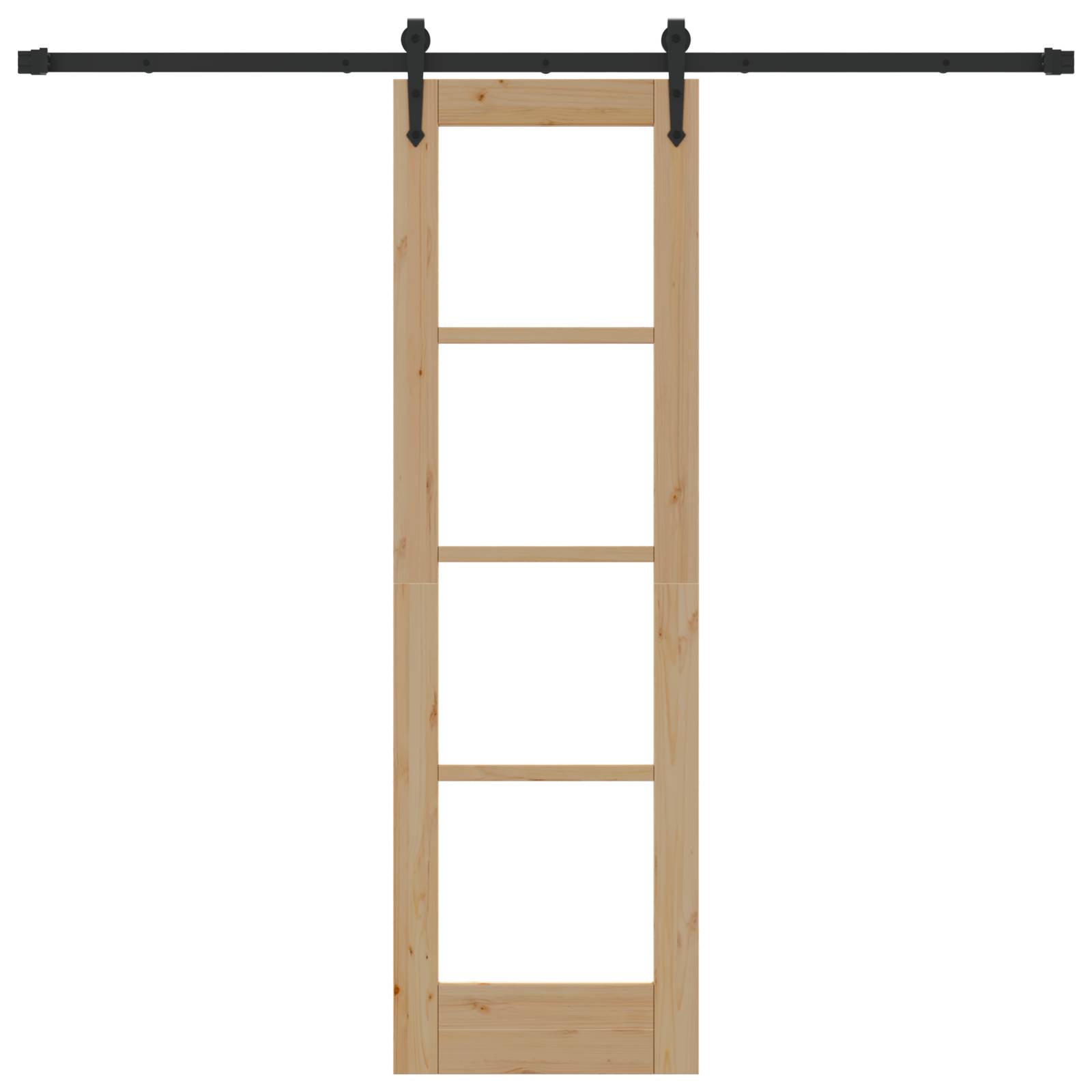 vidaXL Schiebetür mit Zubehörset 'ORKDAL'61x198.5 cm