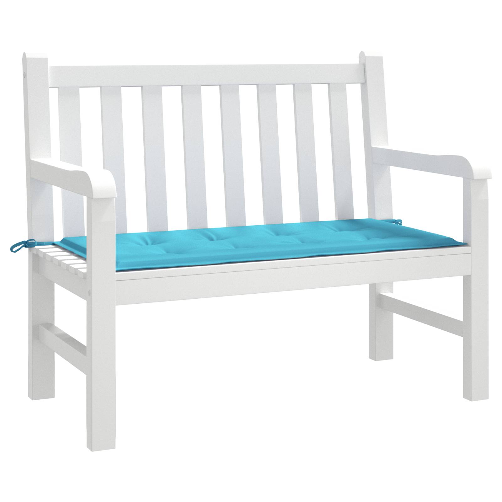 vidaXL Kissen Türkis Oxford-Gewebe, Schaumstoff 120 x 50 x 4 cm