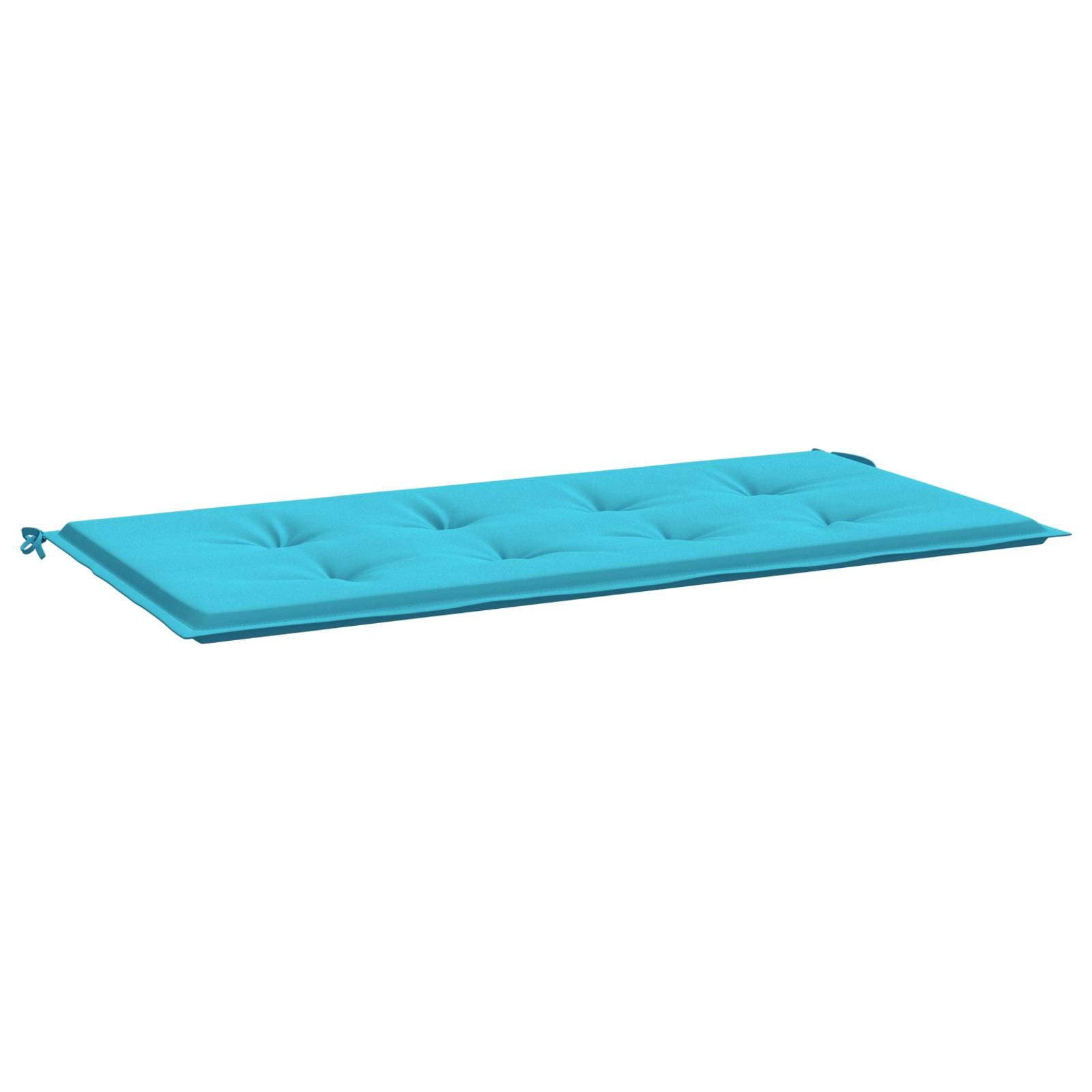 vidaXL Kissen Türkis Oxford-Gewebe, Schaumstoff 120 x 50 x 4 cm
