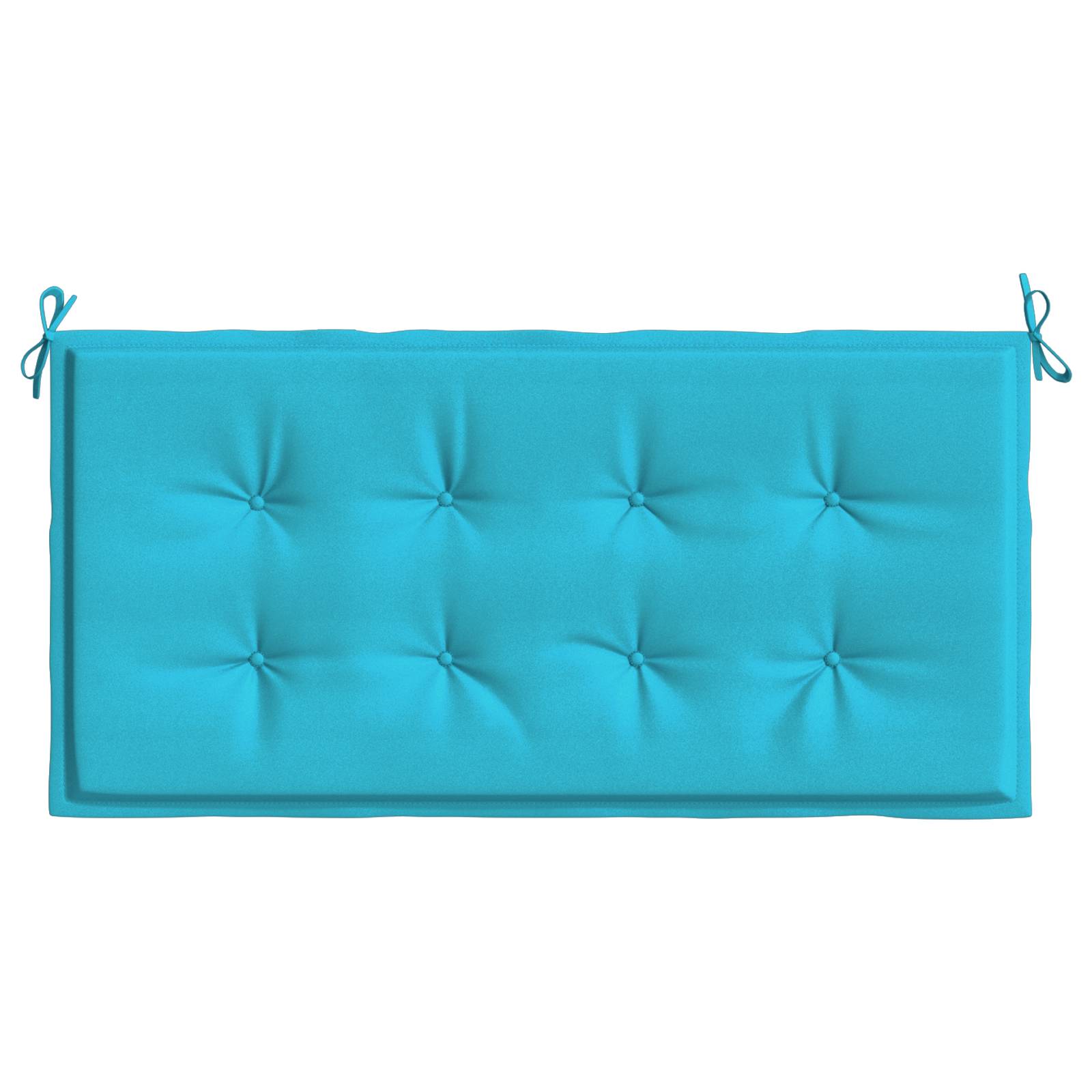 vidaXL Kissen Türkis Oxford-Gewebe, Schaumstoff 120 x 50 x 4 cm