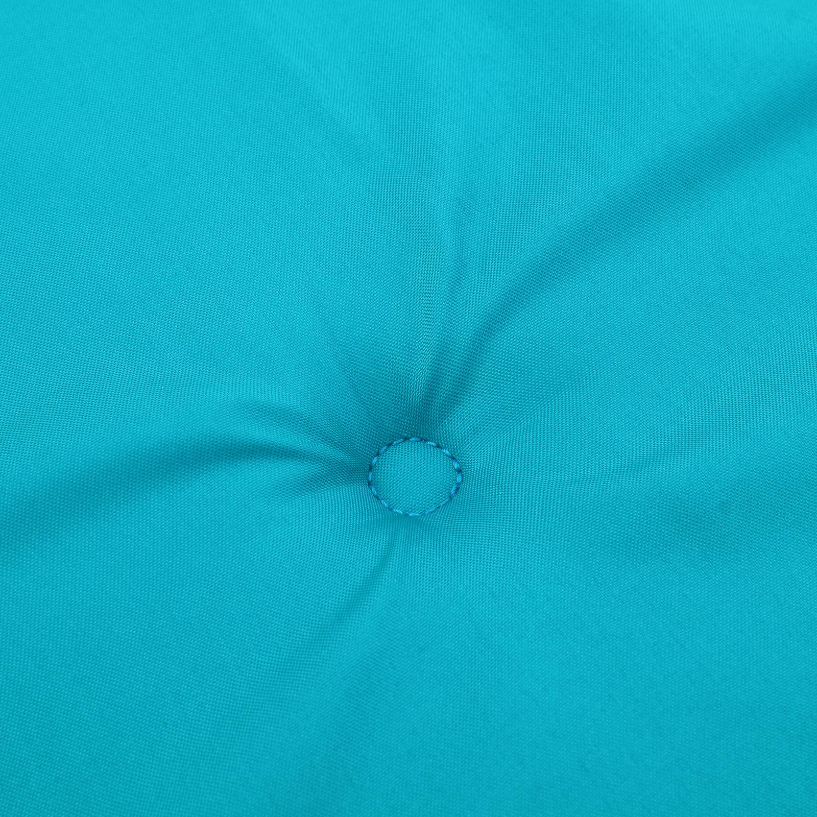 vidaXL Kissen Türkis Oxford-Gewebe, Schaumstoff 120 x 50 x 4 cm