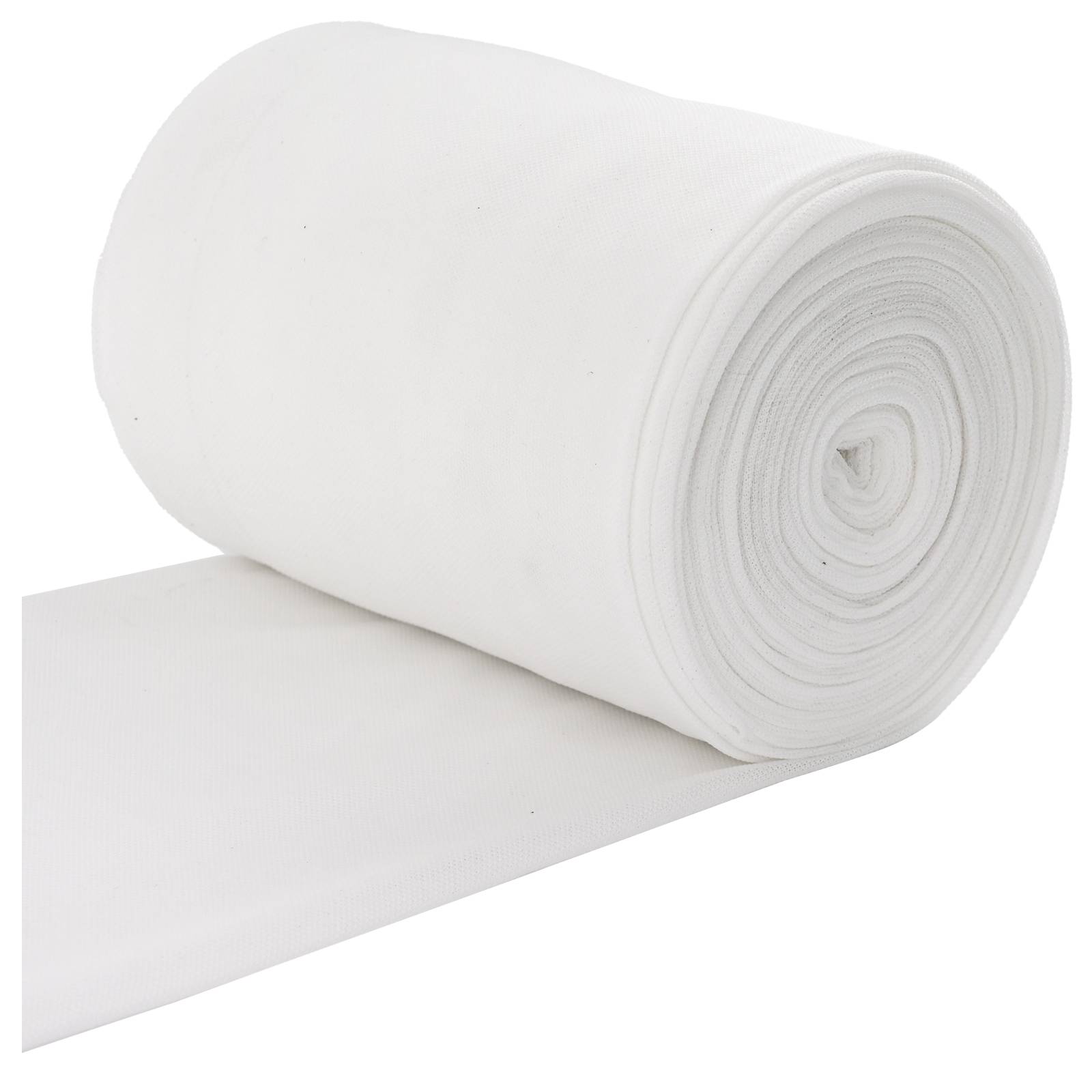 vidaXL Polyester-Bastelstoffrolle Weiß Polyester Mittel Leicht