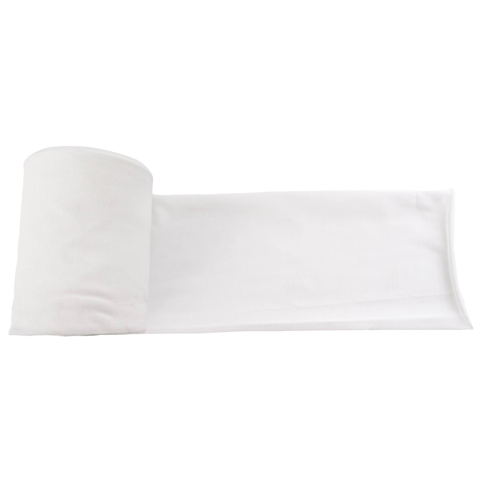 vidaXL Polyester-Bastelstoffrolle Weiß Polyester Mittel Leicht