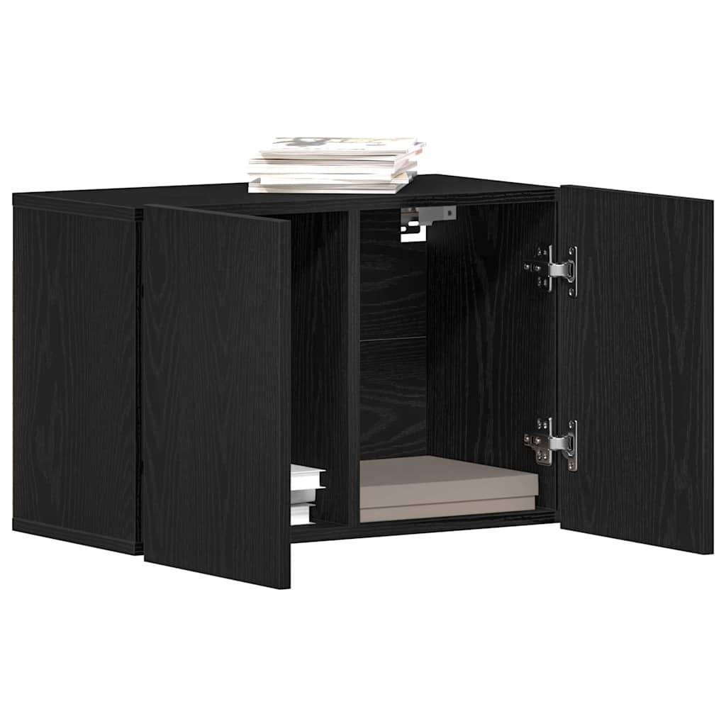 vidaXL TV-Schrank Schwarze Eiche 60 x 30 x 41 cm Holzwerkstoff