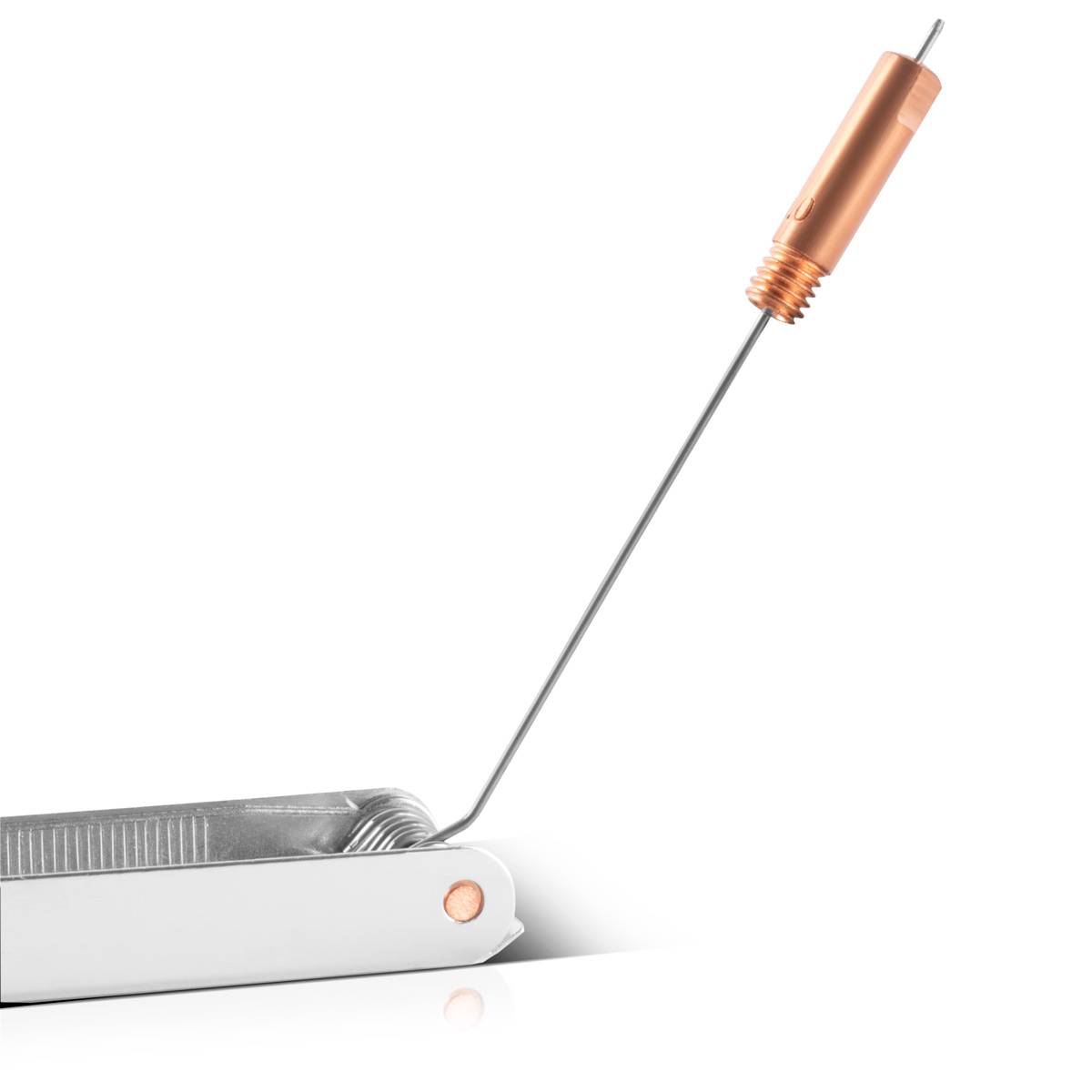 STAHLWERK Schweißdüsenreiniger Edelstahl-Feilen 13 in 1 praktischen Etui 2er Set