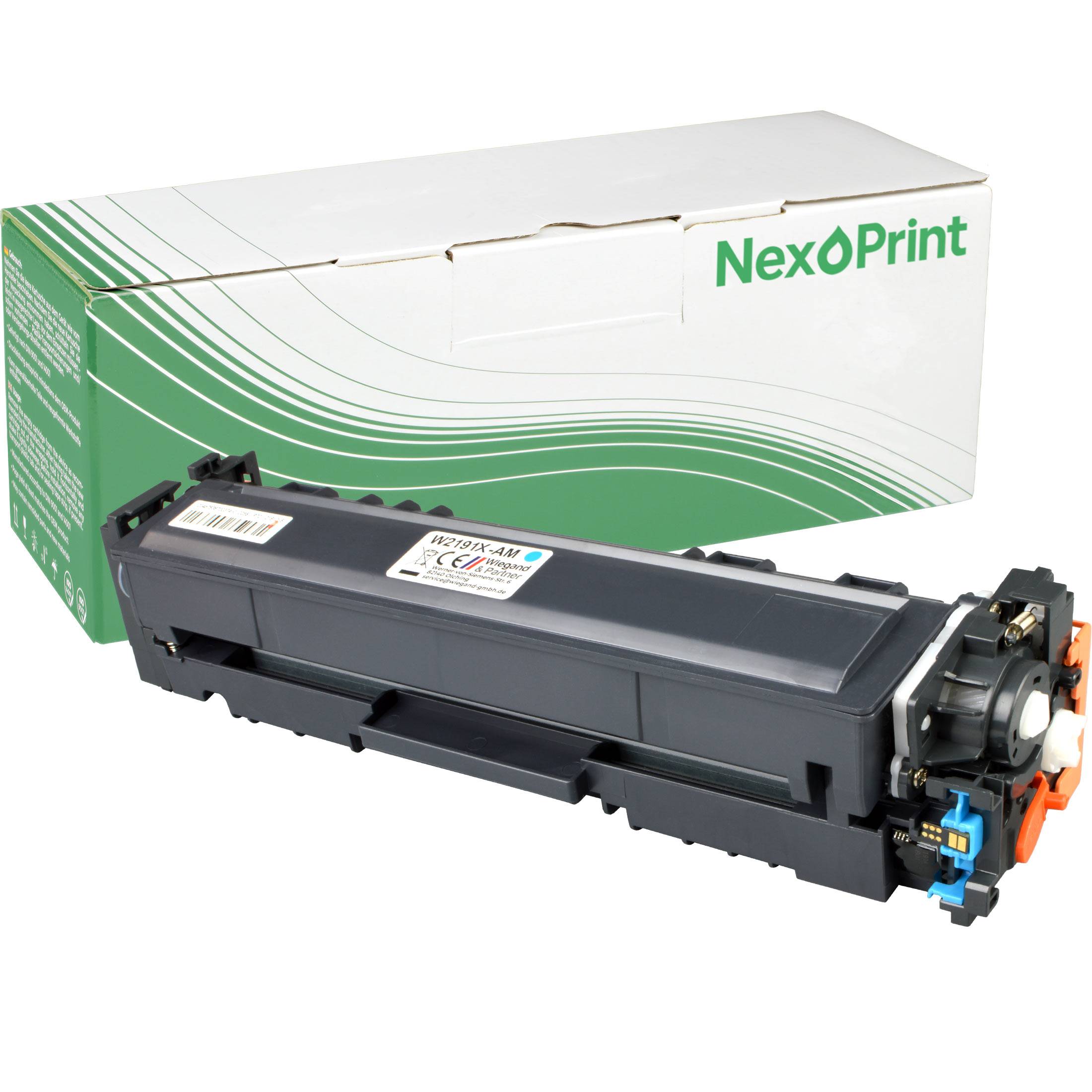 NexoPrint W2191X219Xcyan Toner kompatibel mit HP Color LaserJet Pro MFP 3302 fdn Pro MFP 3302 fdng Pro MFP 3302 fdw 2500 Seiten
