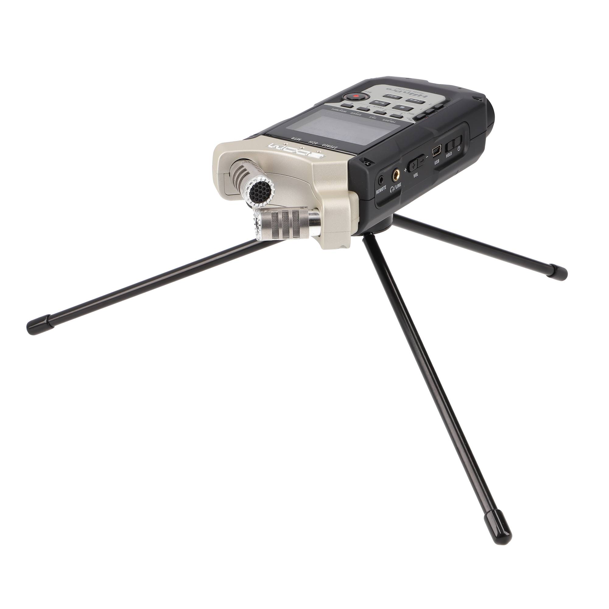 Kompaktes Alu Tischstativ 19cm 1/4 Zoll Gewinde klappbar Kamera Mikrofon LED Licht Streaming Fotografie