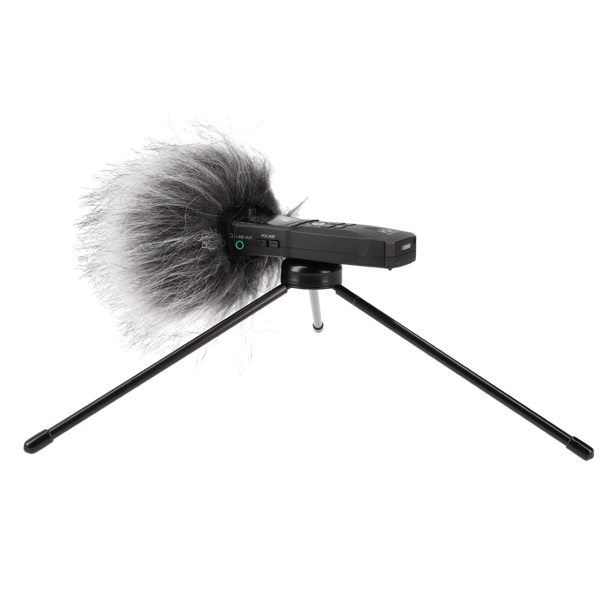 Kompaktes Alu Tischstativ 19cm 1/4 Zoll Gewinde klappbar Kamera Mikrofon LED Licht Streaming Fotografie